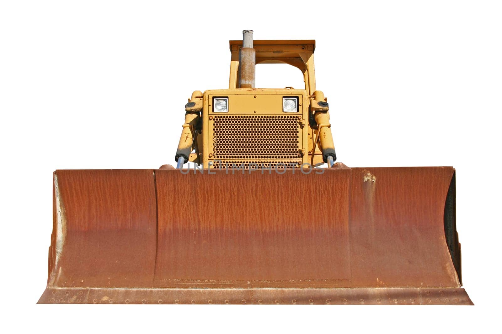 old dozer front
