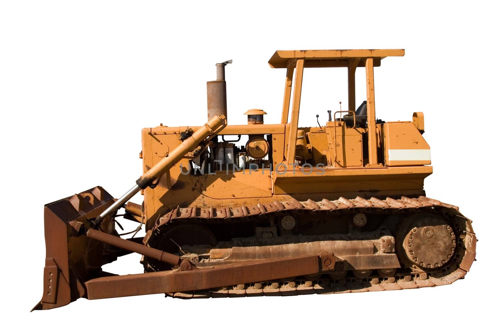 old dozer side