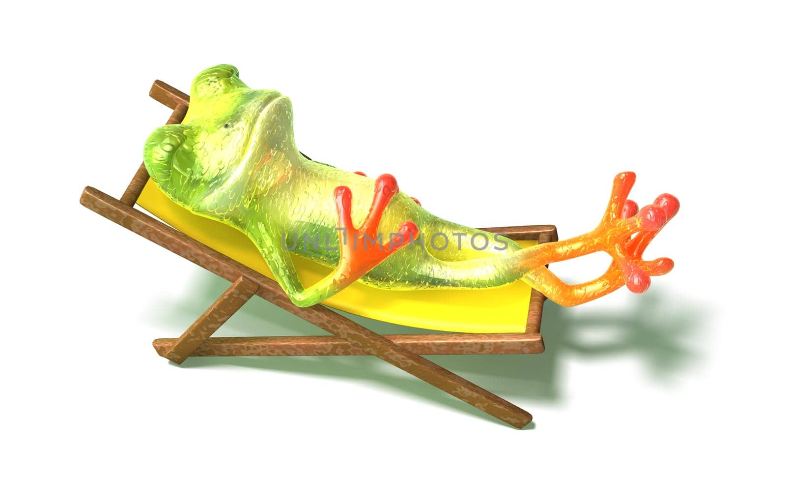Frog relaxing