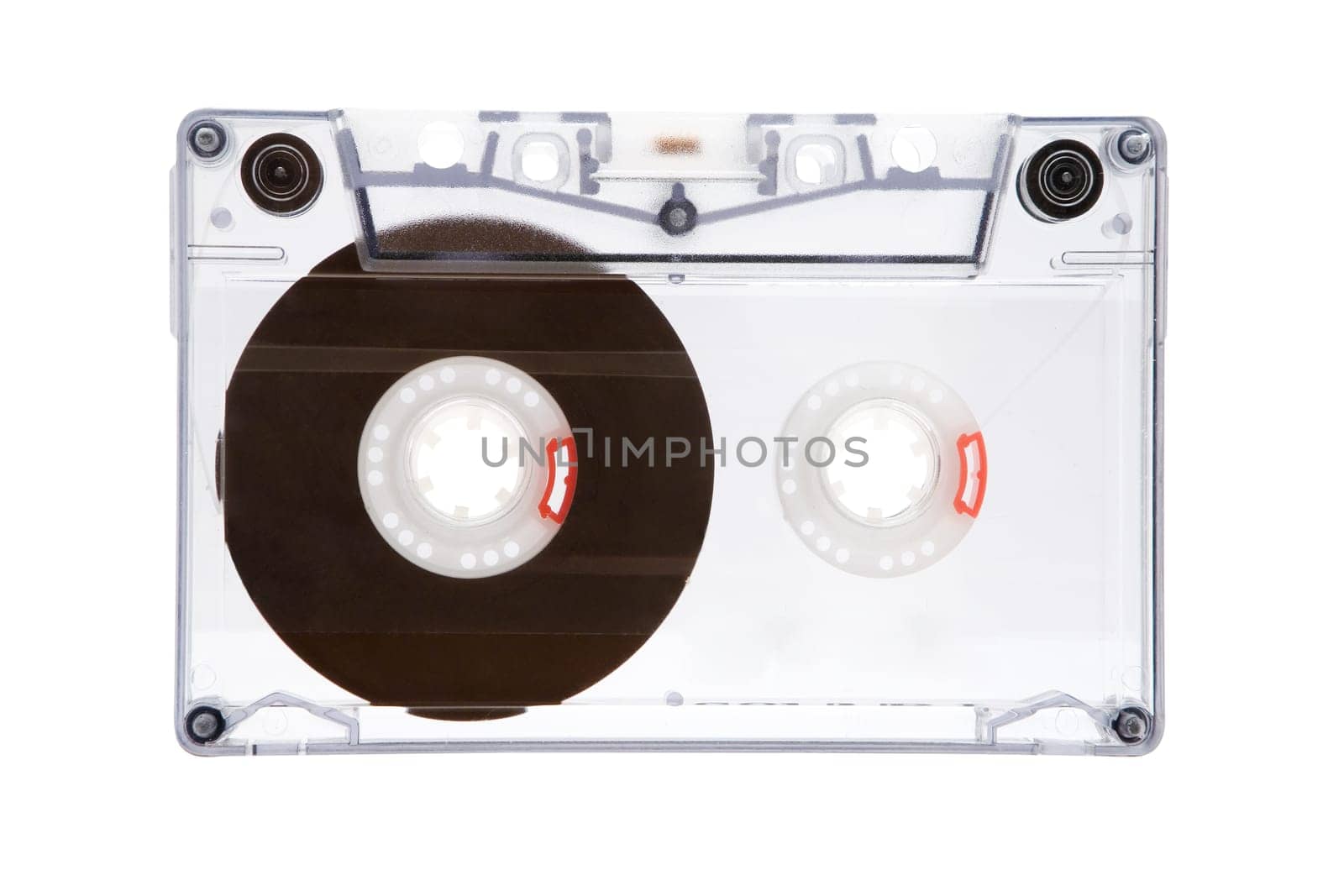 Clear music cassette