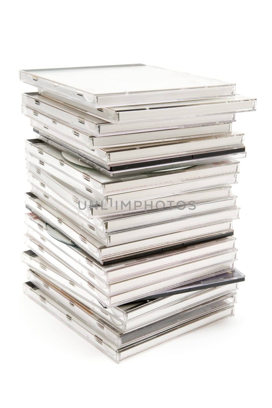 Stacked CD Cases
