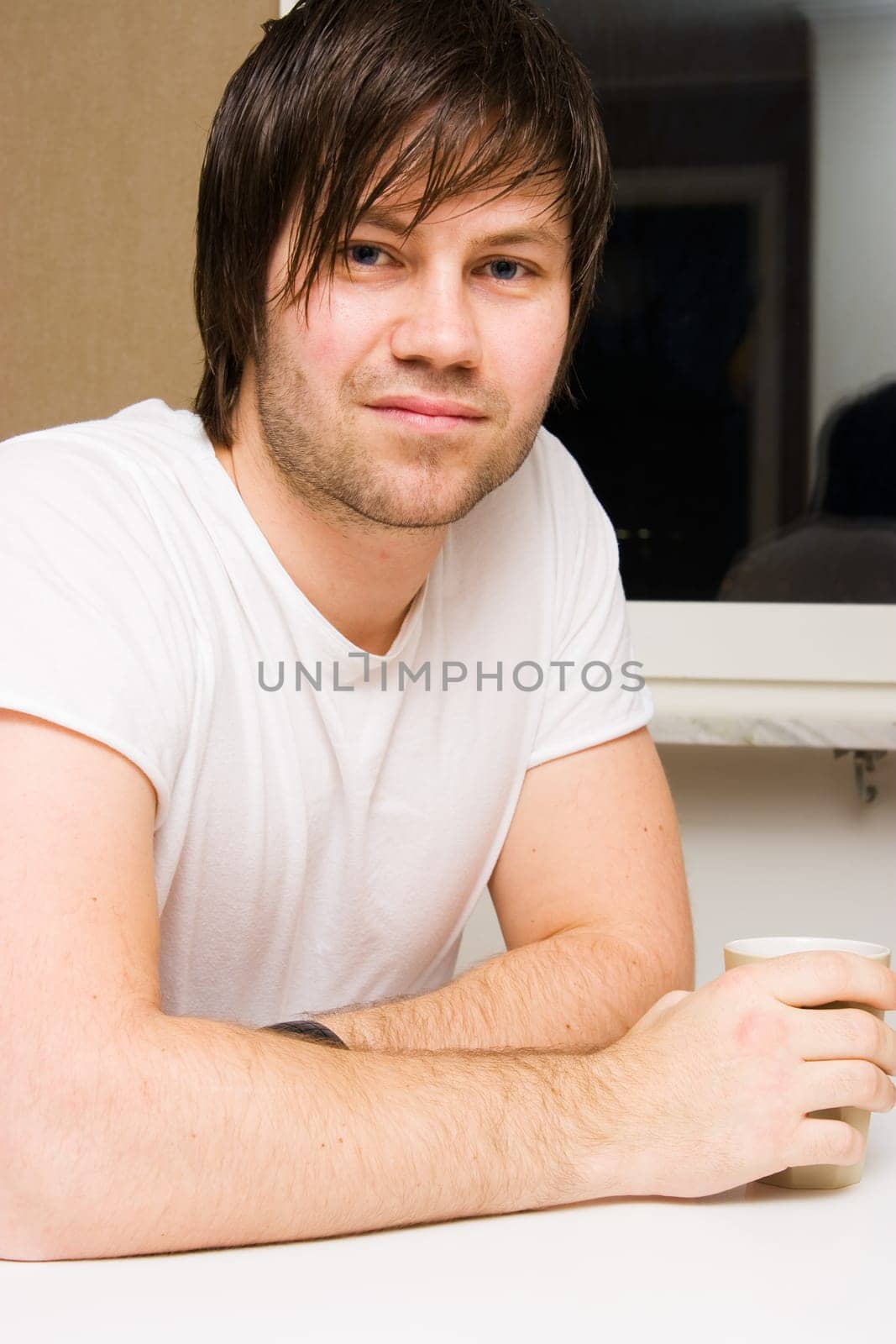 young confident man portrait