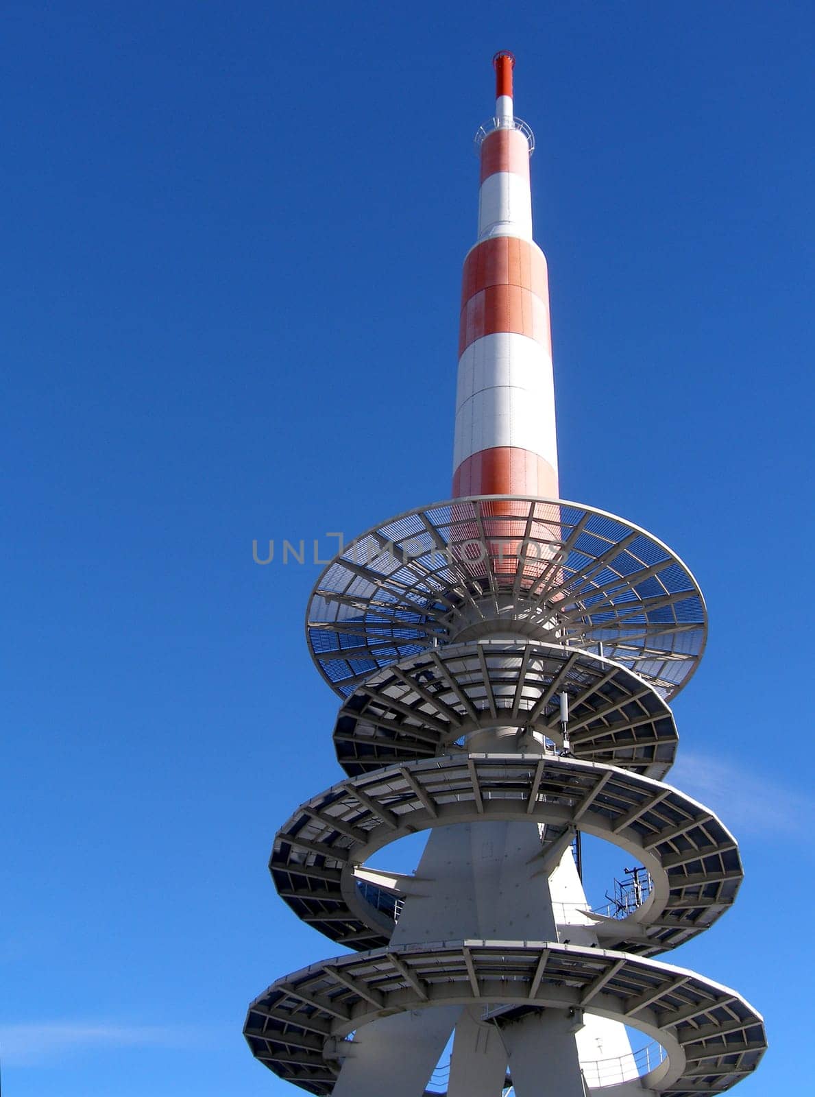The radio tower in the Harz Mountains. It is rarely so beautiful to see!