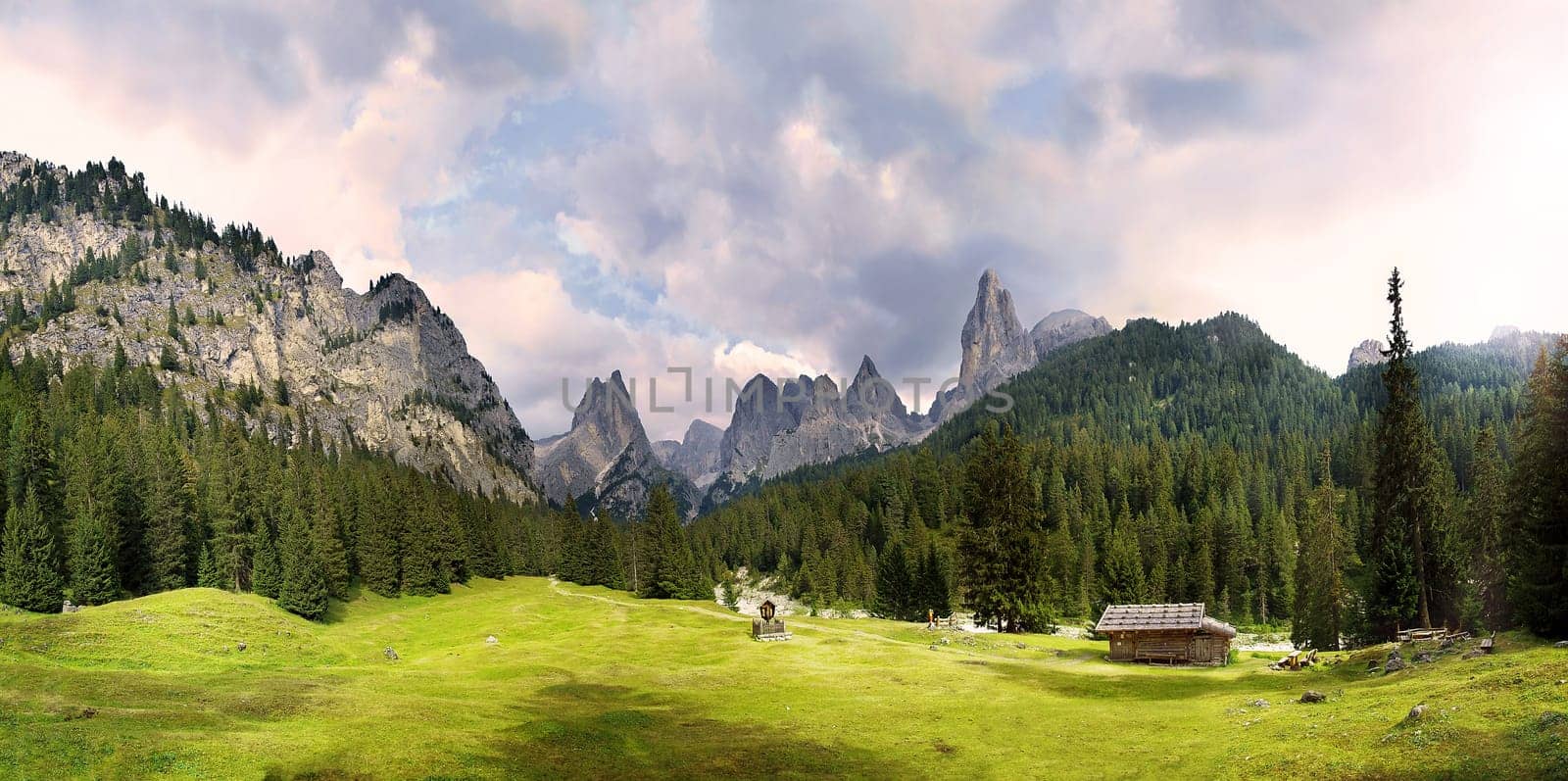 Tschamin Valley Panorama