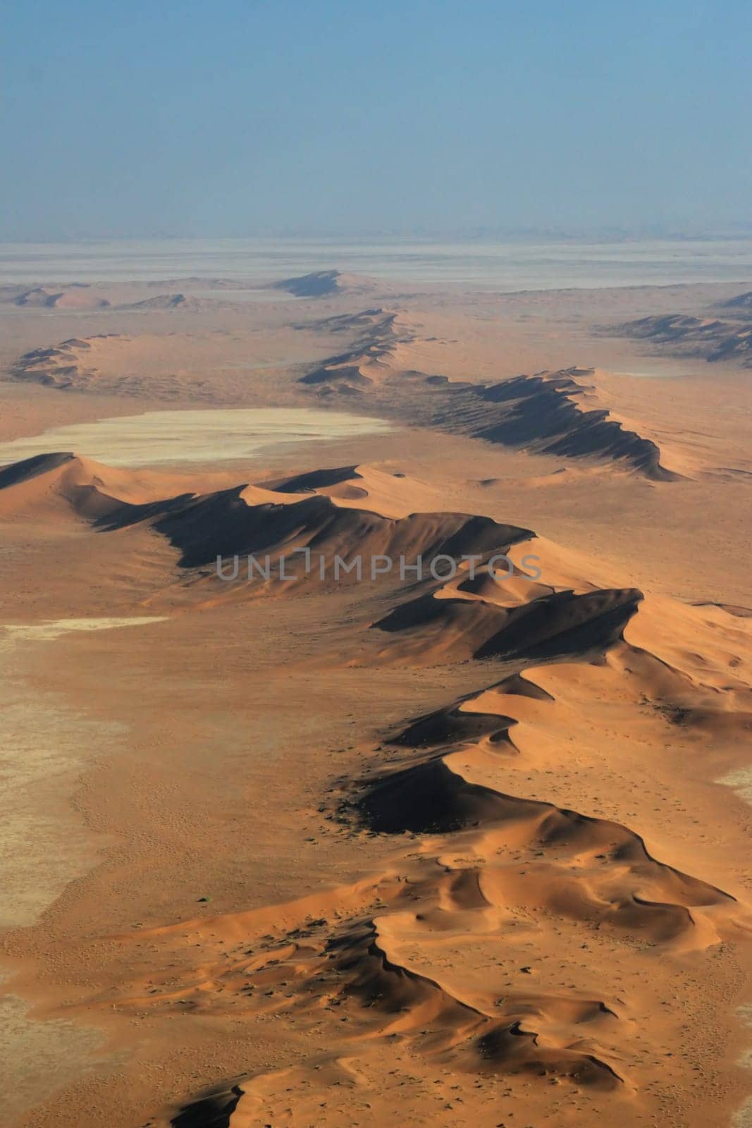 Aerial view of the Namib Desert