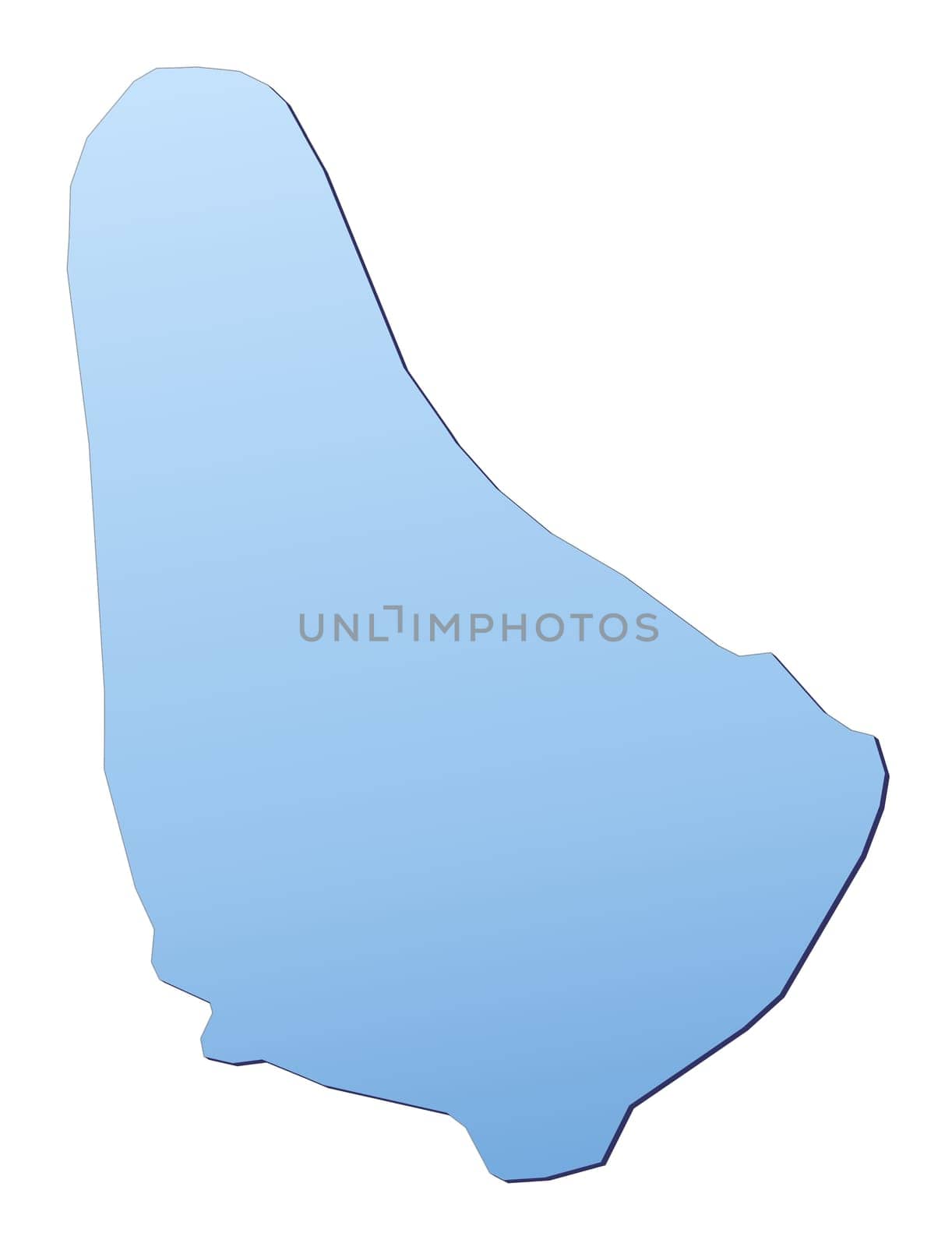 Barbados map
