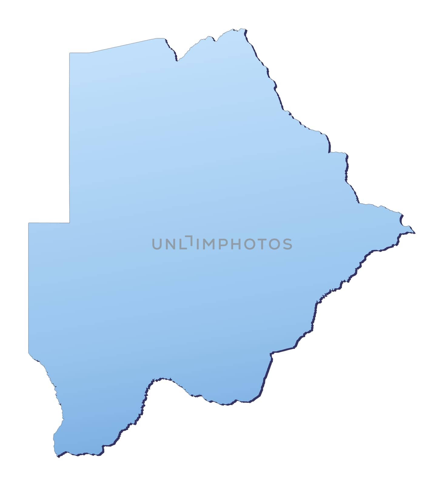 Botswana map