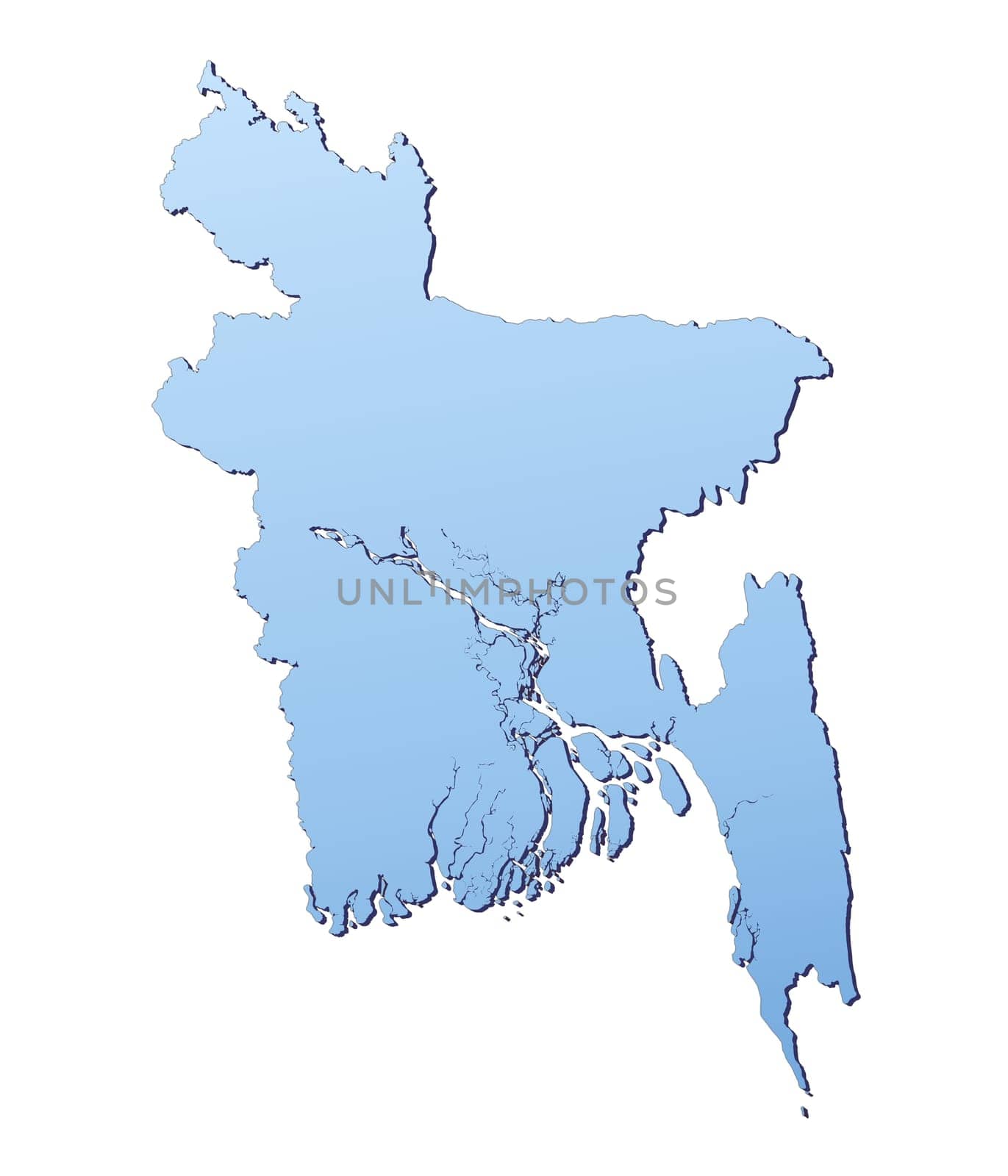 Bangladesh map