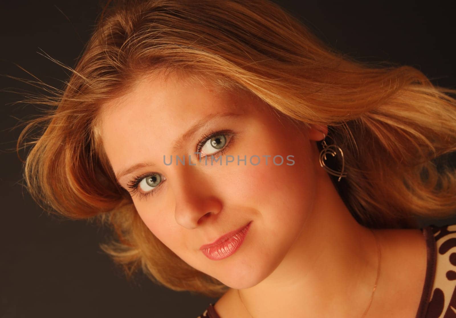 Blond in dark