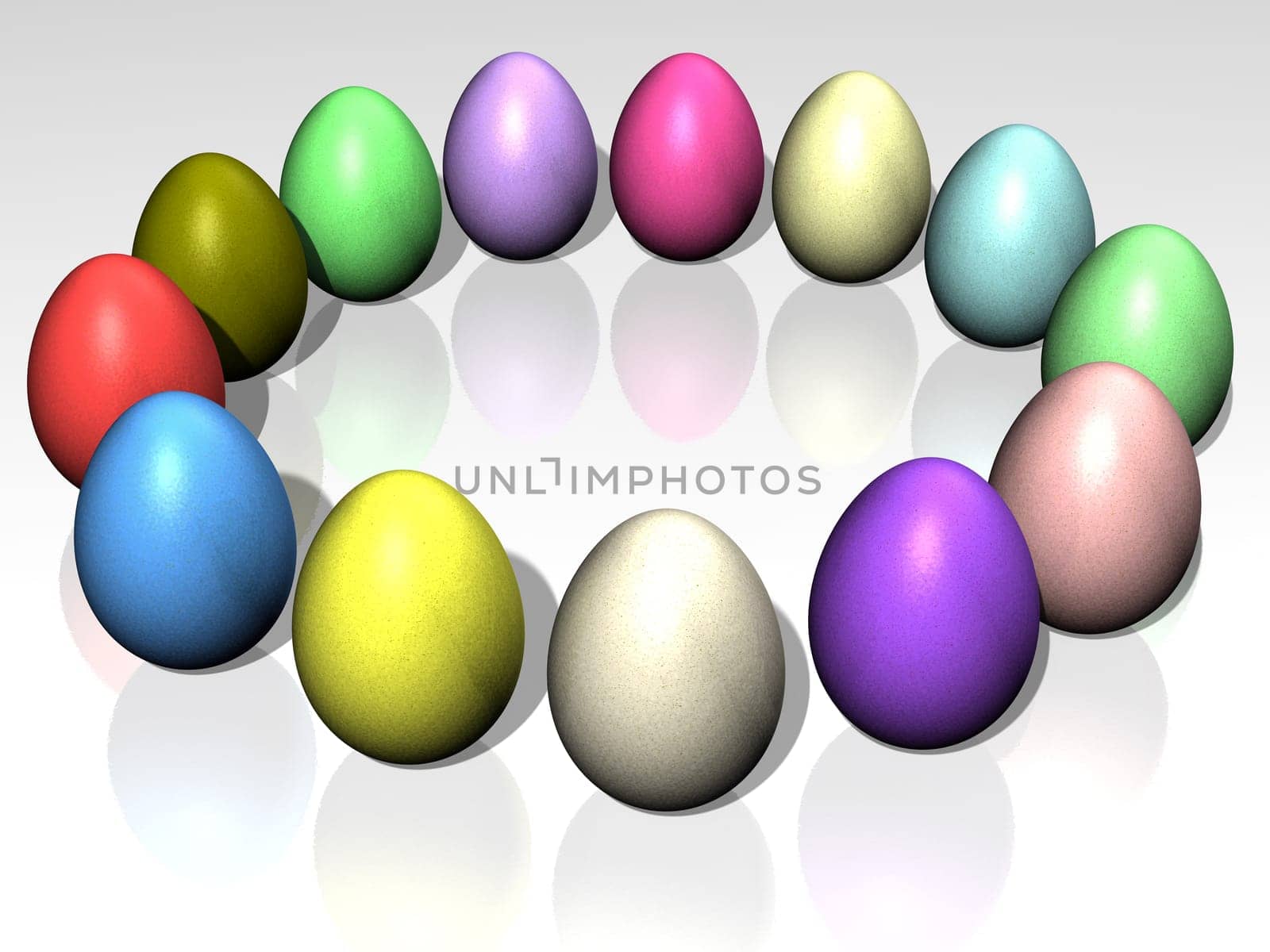 Colorful Easter Eggs