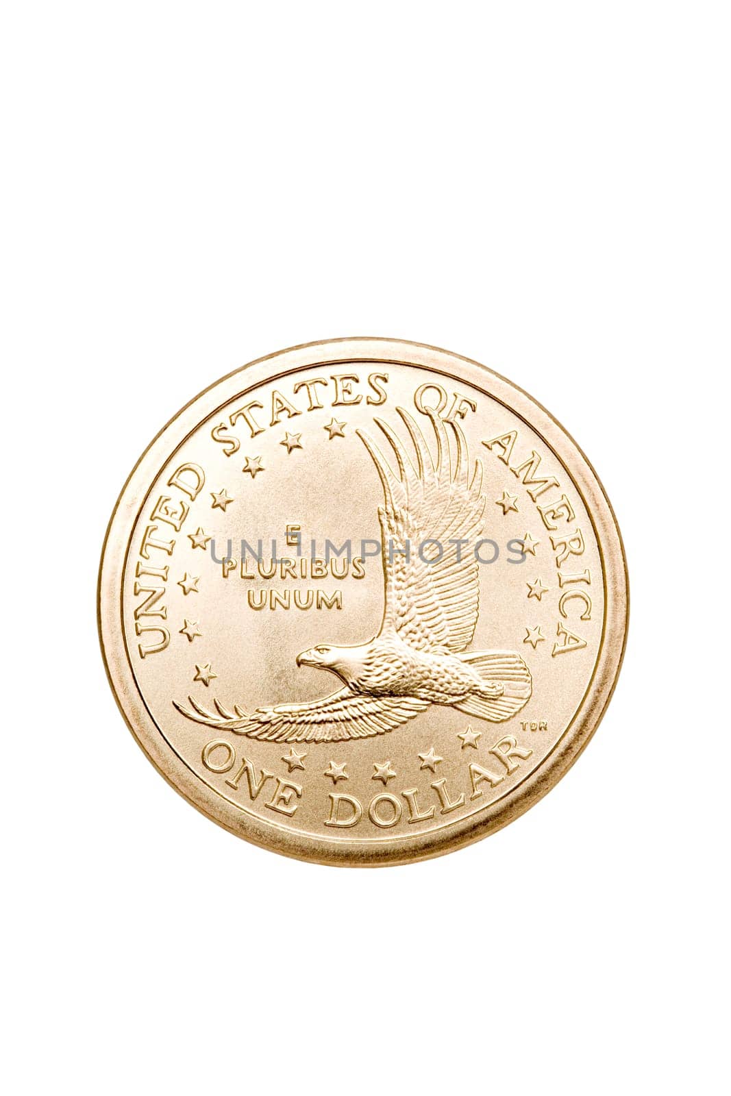 american dollar isolated on white