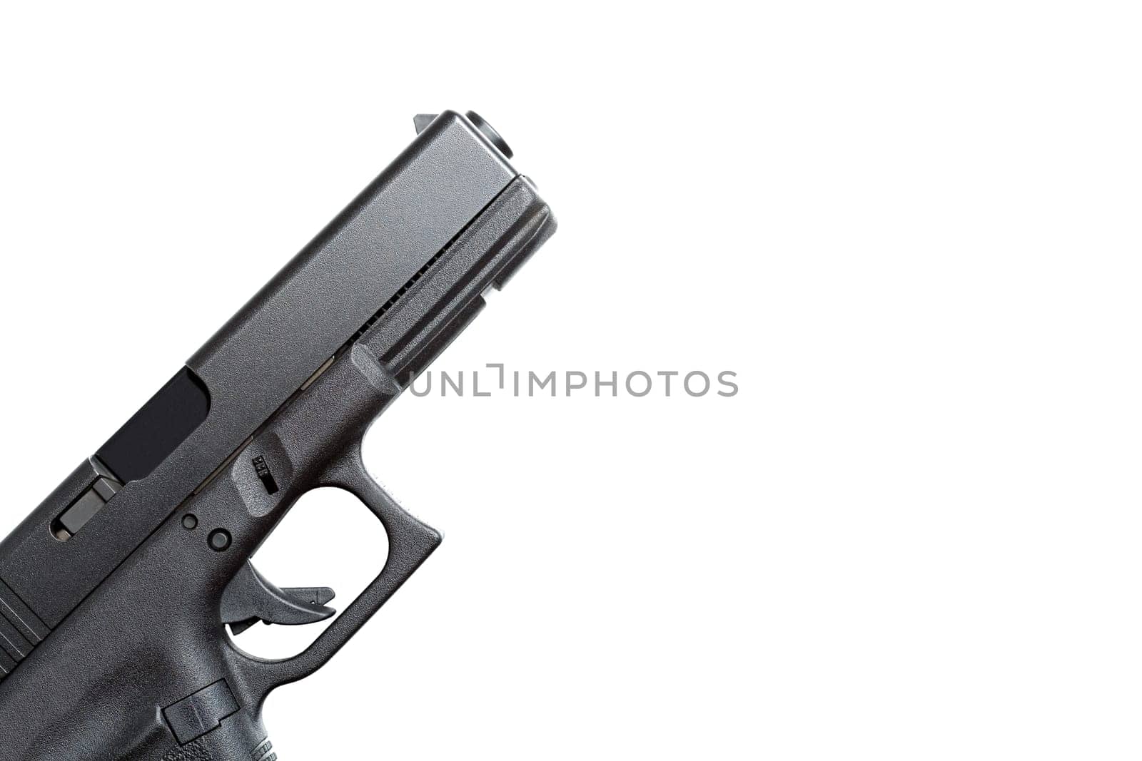 gun 9mm isolated on white