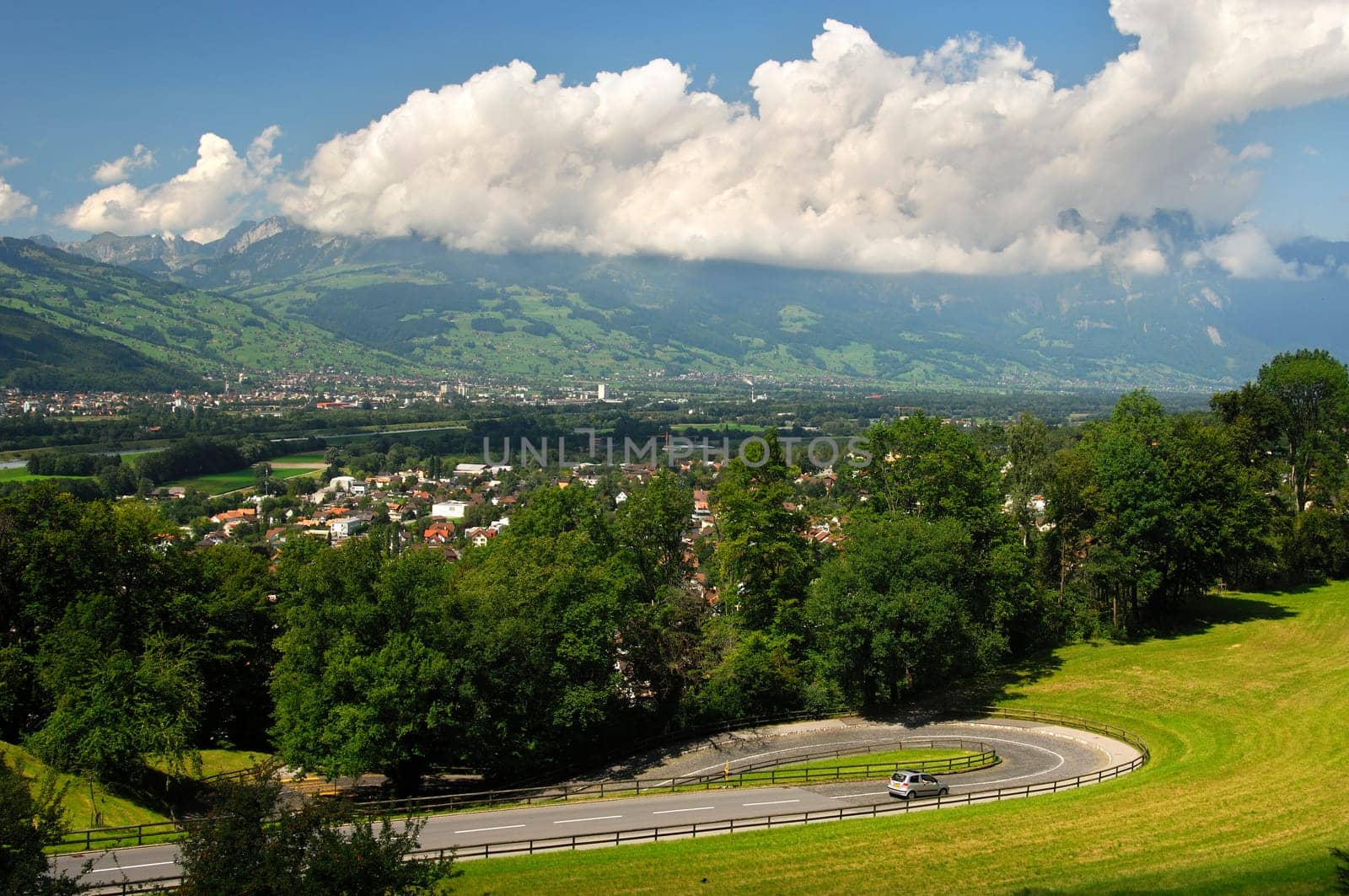 Principality of Liechtenstein in the Rhine Valley