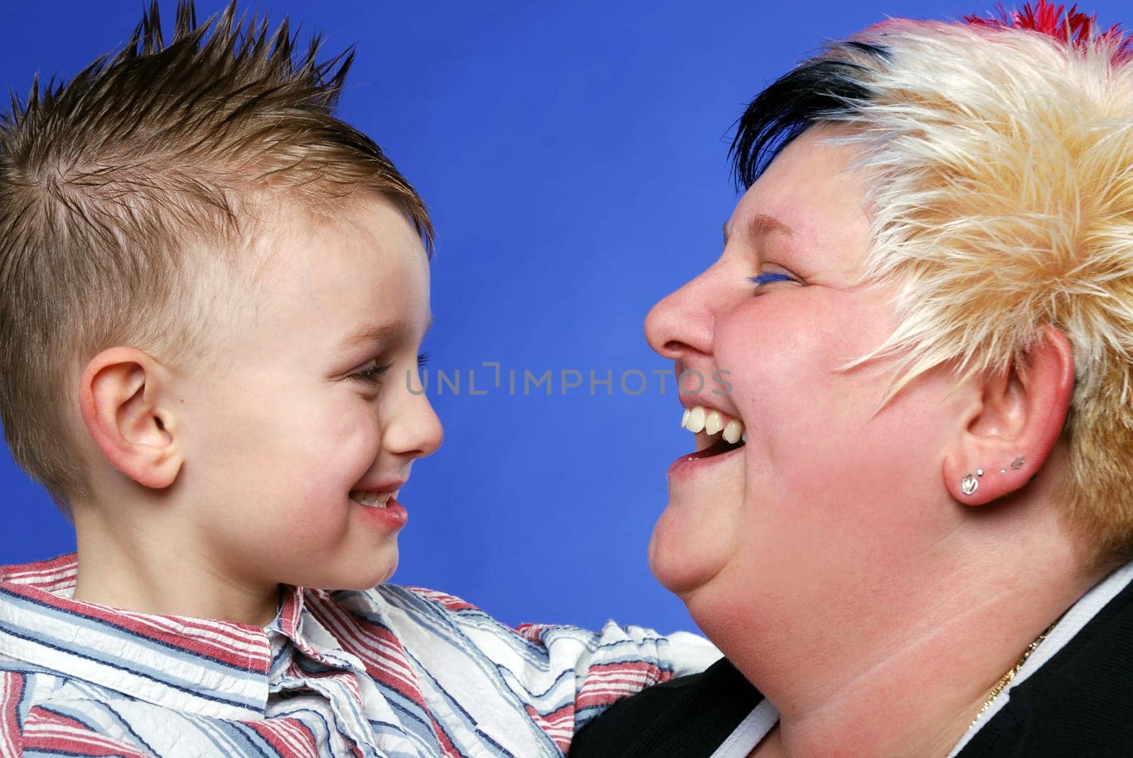 Mother and son