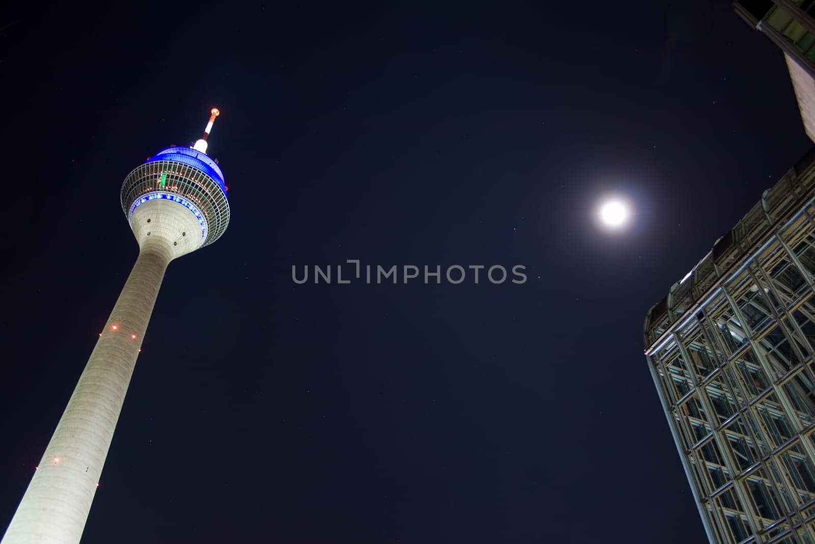 The Rhine Tower in Düsseldorf