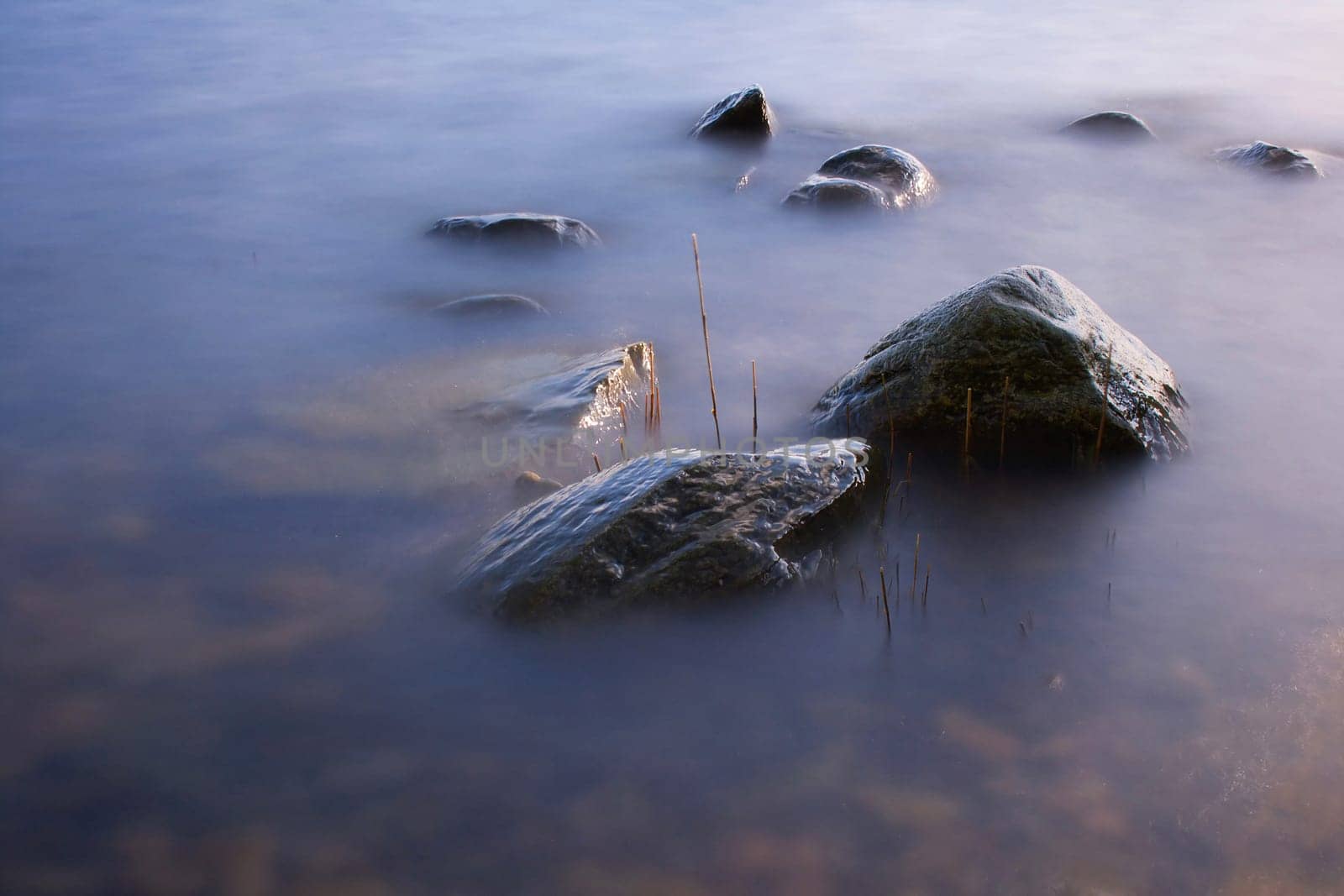 Rocks in the surf