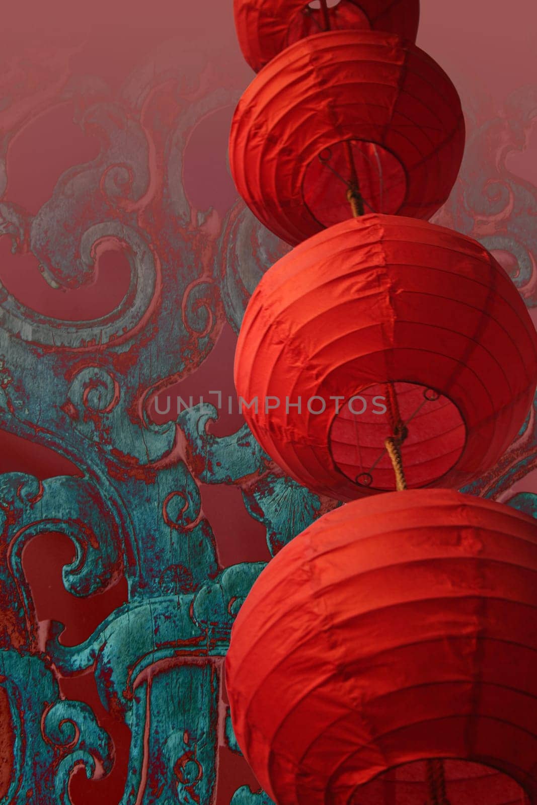 Red Chinese lanterns