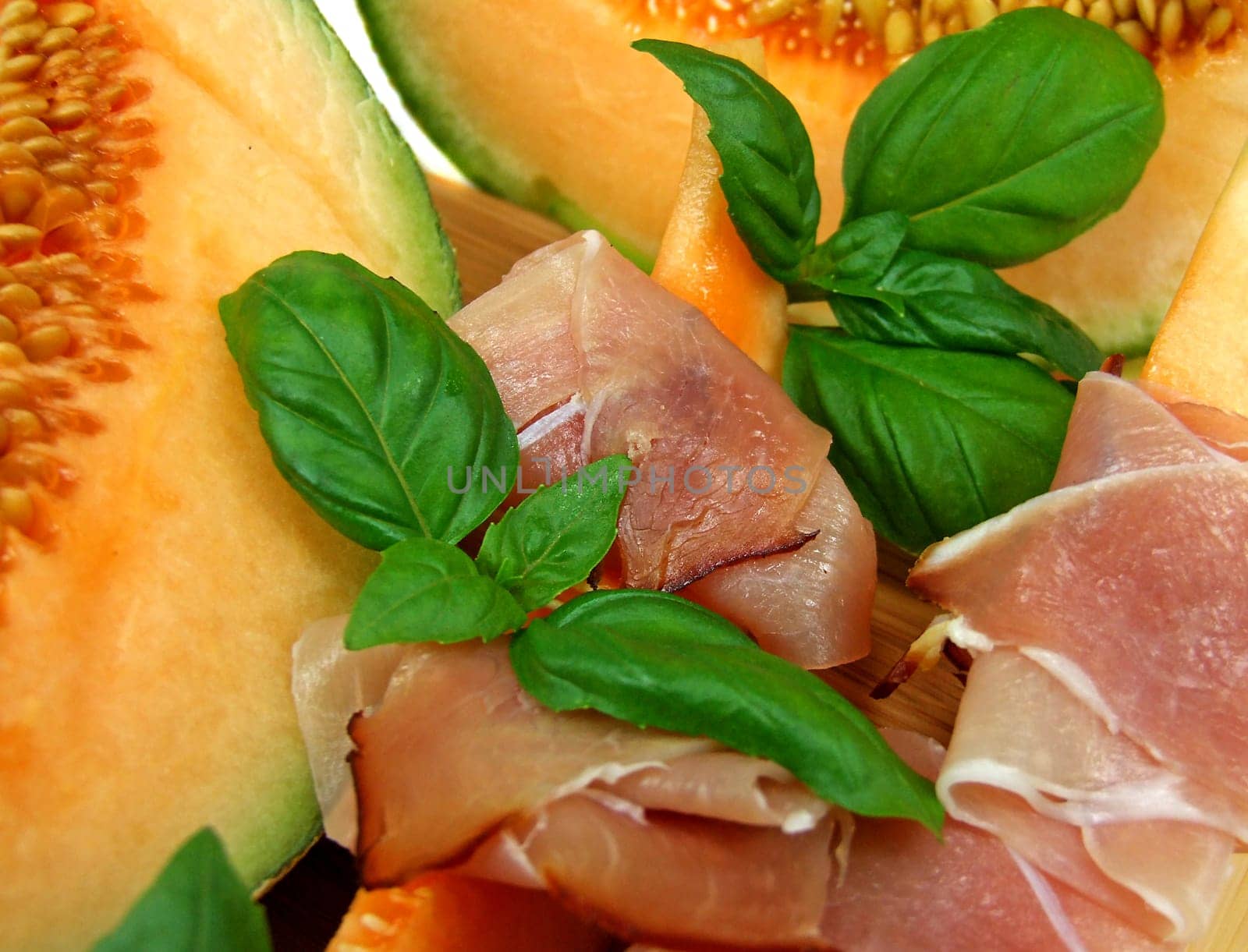 Melon with ham