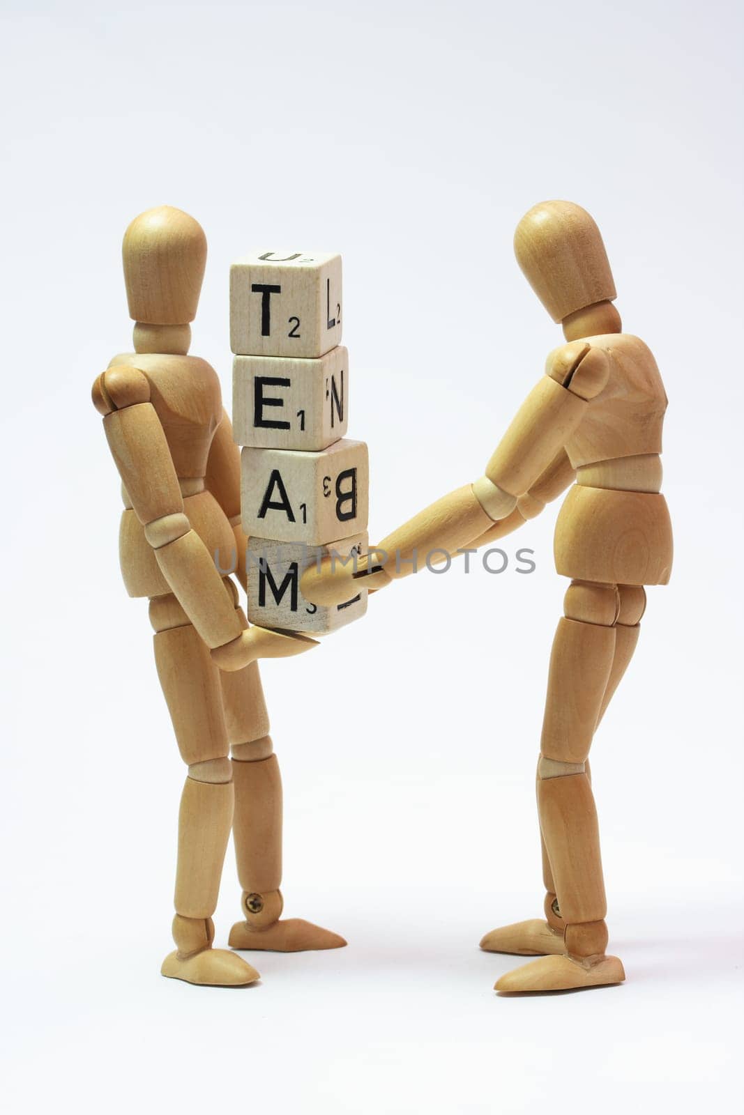 teamwork without portrait