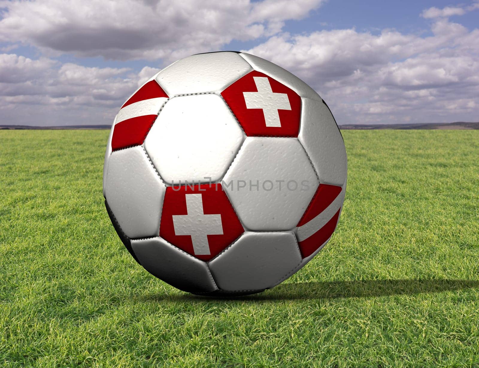ÊM football on grass