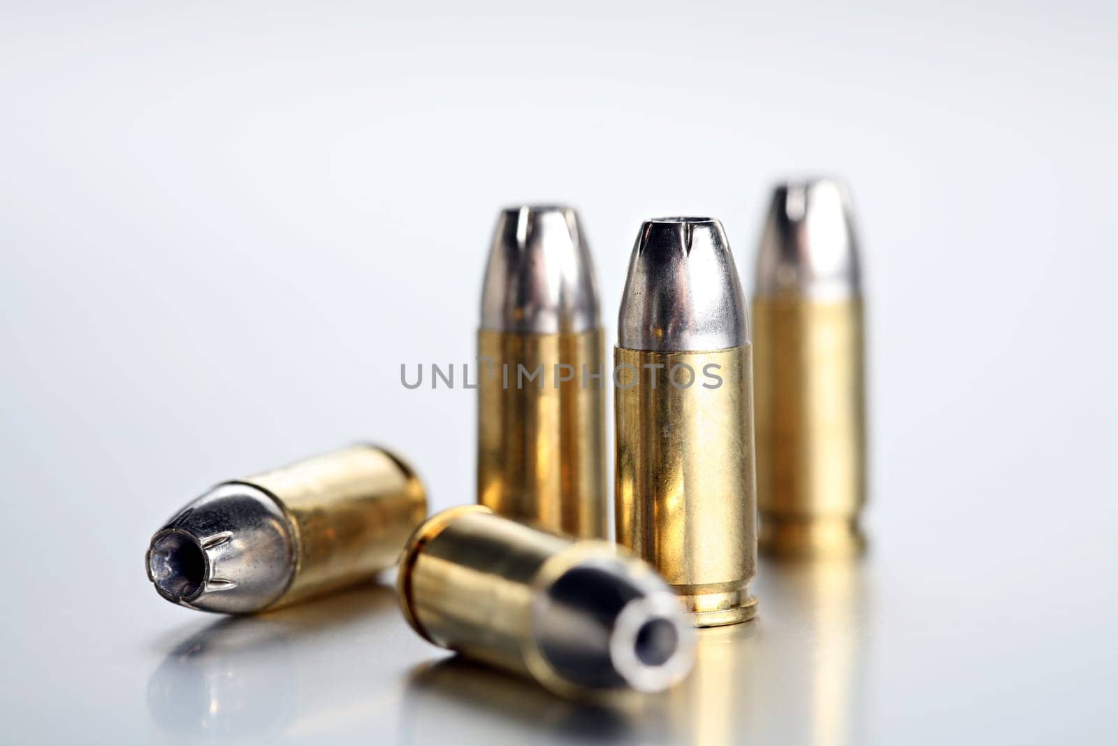 bullets 9mm closeup