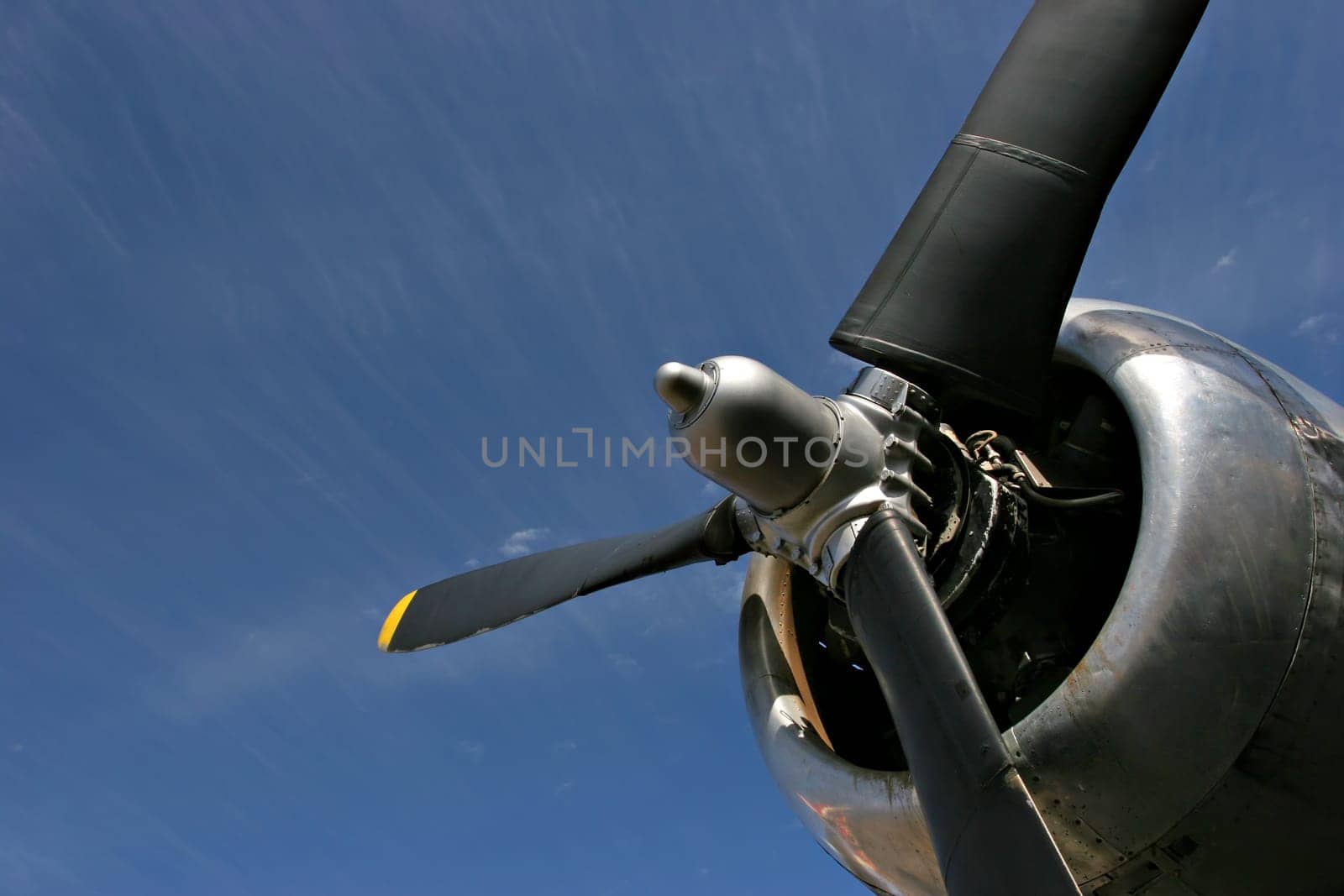 old airplane propeller