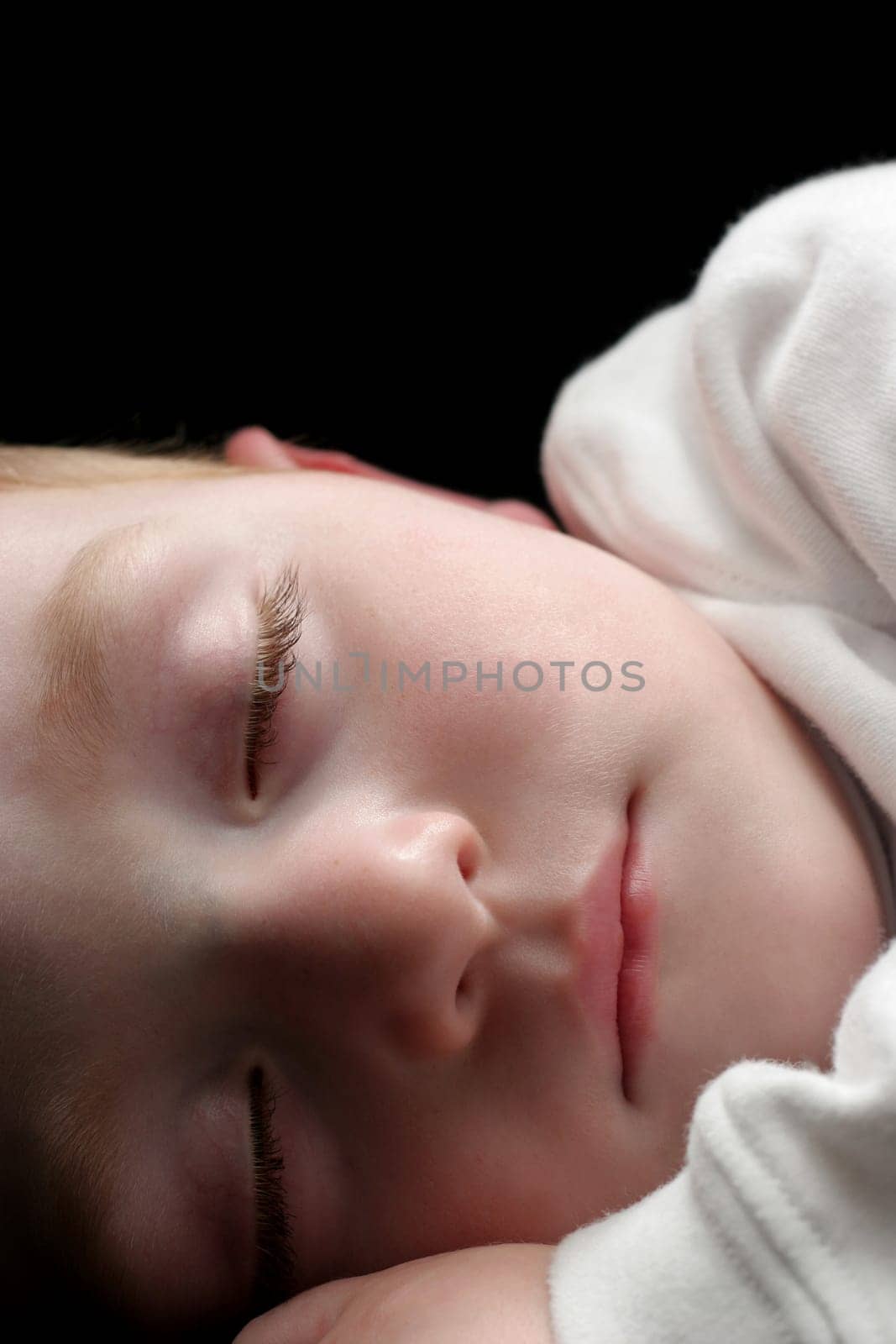 sleeping young boy