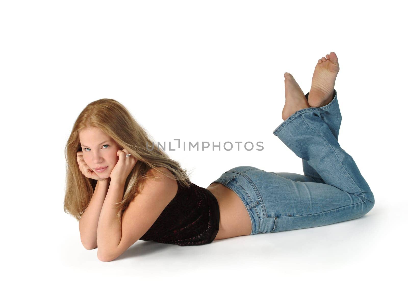 blonde teen girl