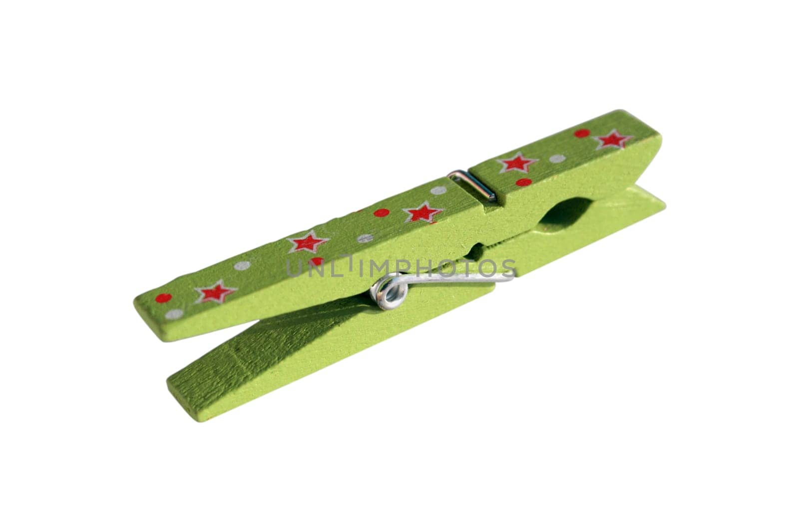 Decorated wooden peg