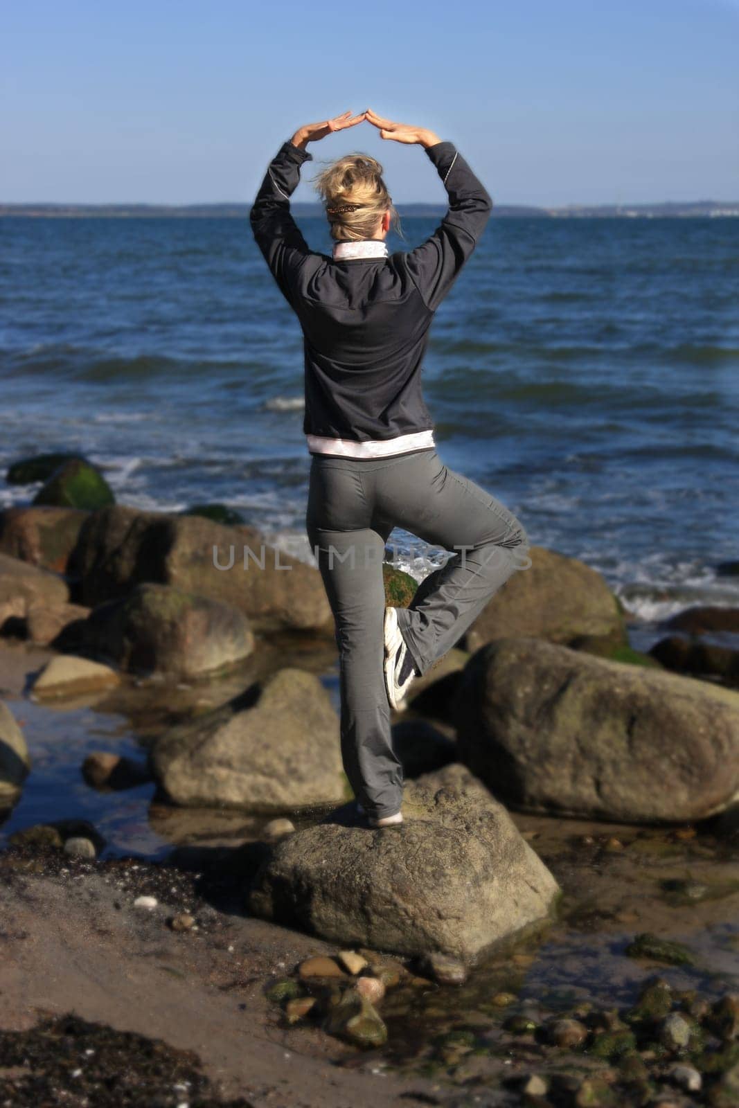 Meditation on the beach