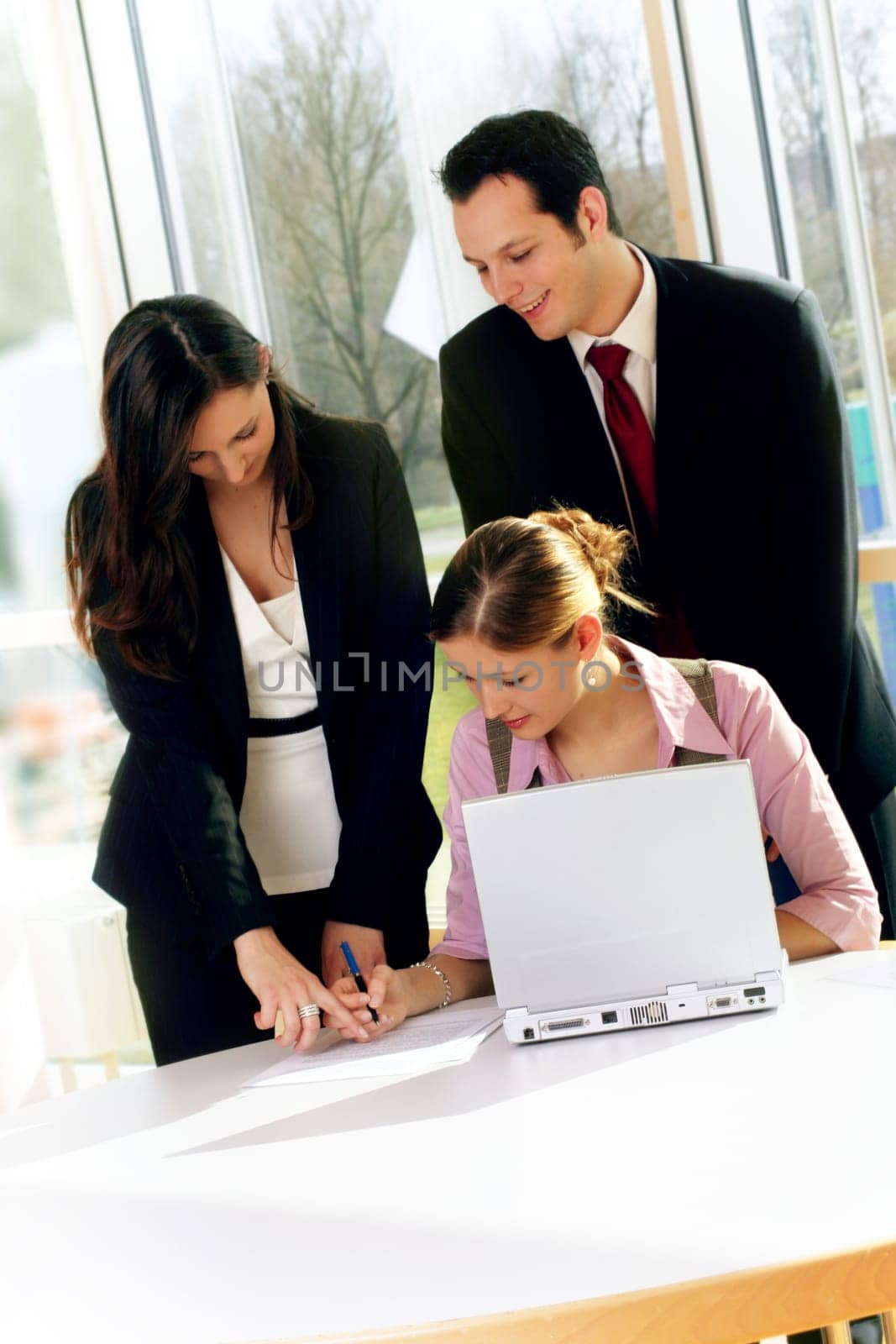 Business Team at Contract Signing