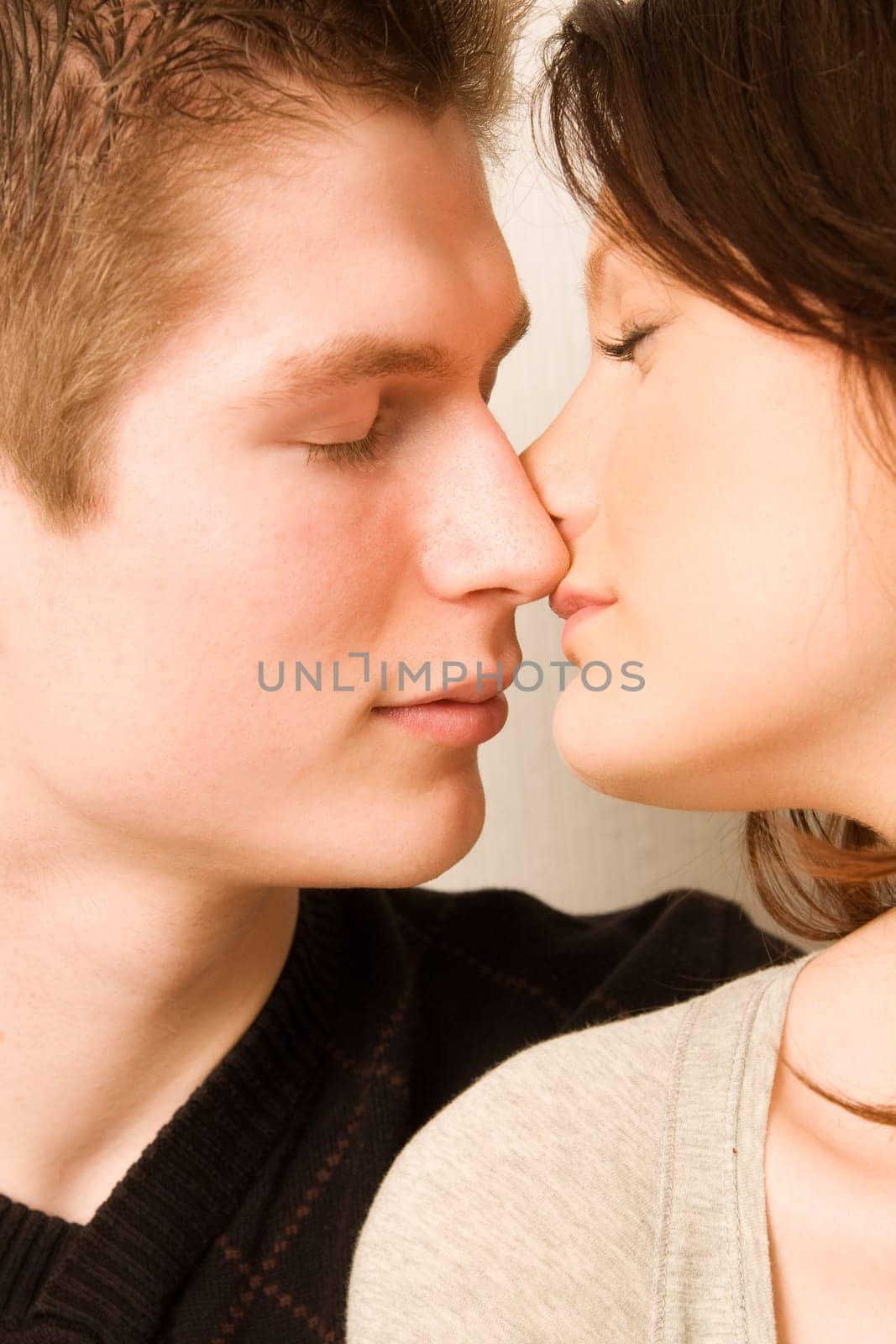 young couple in love