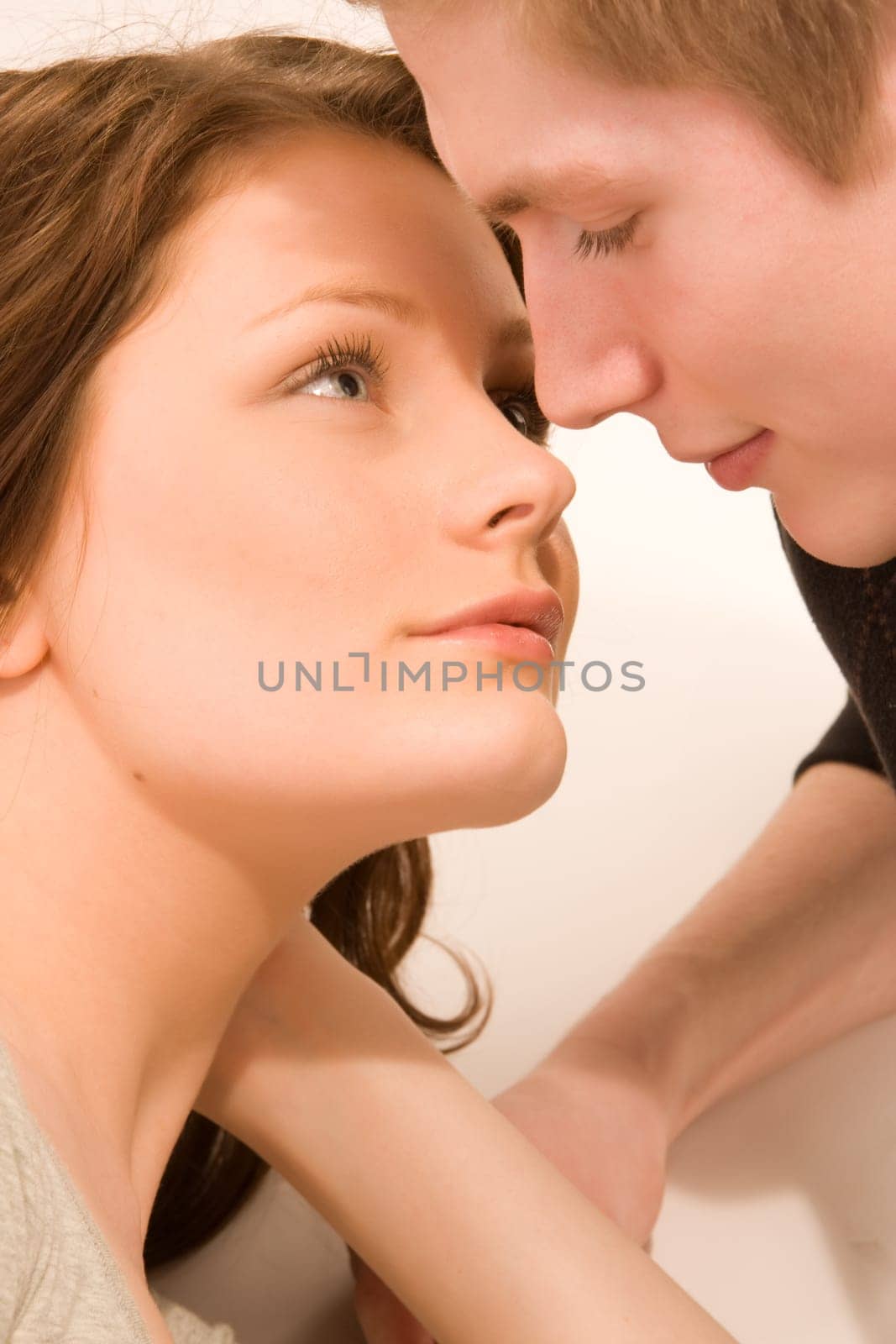 young couple in love