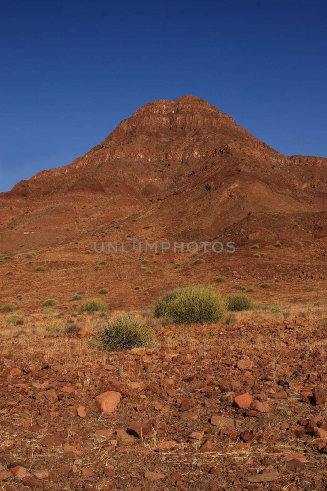 Landscape in Damaraland in Namibia