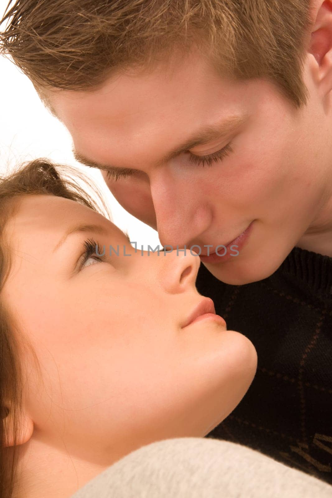 young couple in love