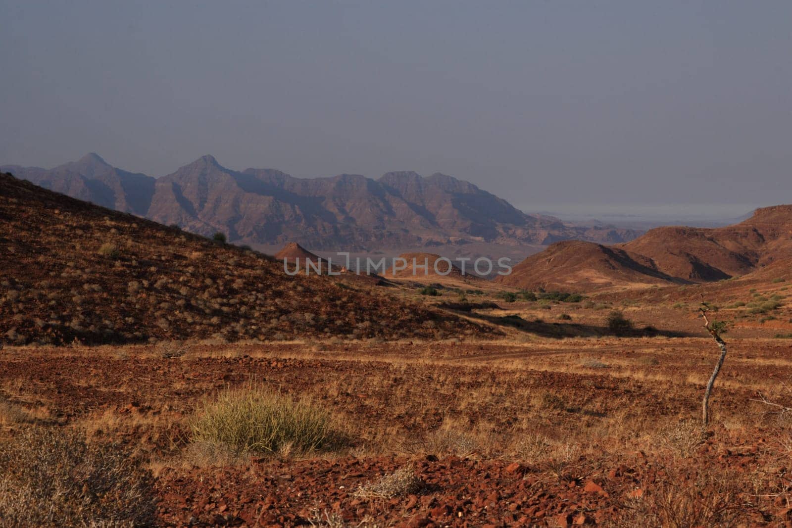 Landscape in Damaraland in Namibia