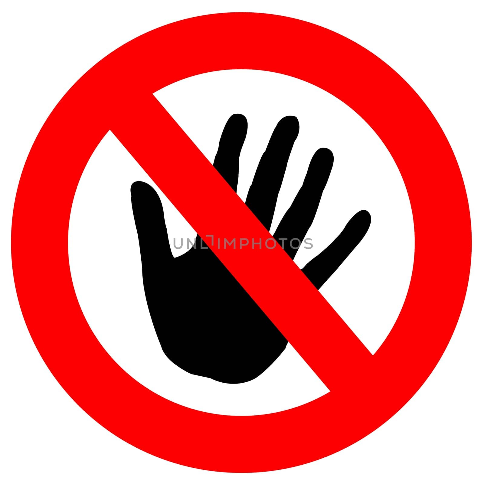 Do not touch