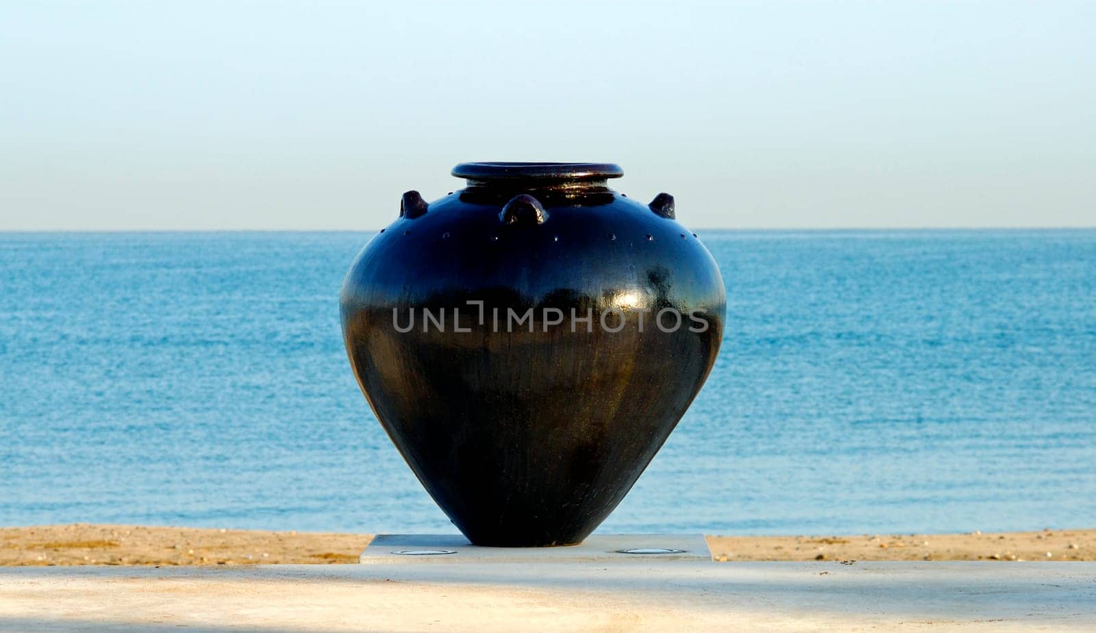 Amphora by the sea