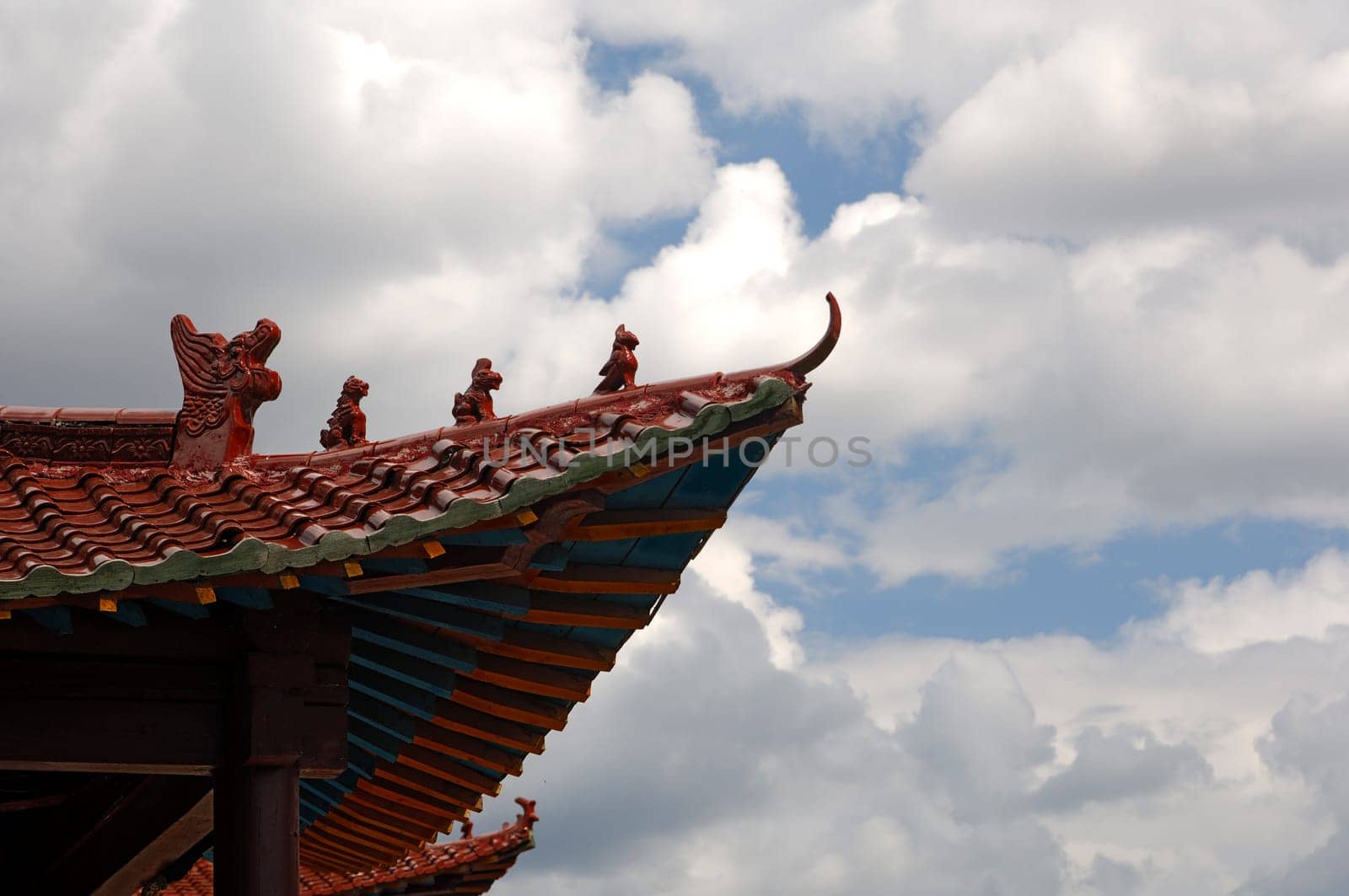 Temple Roof,Mongolia