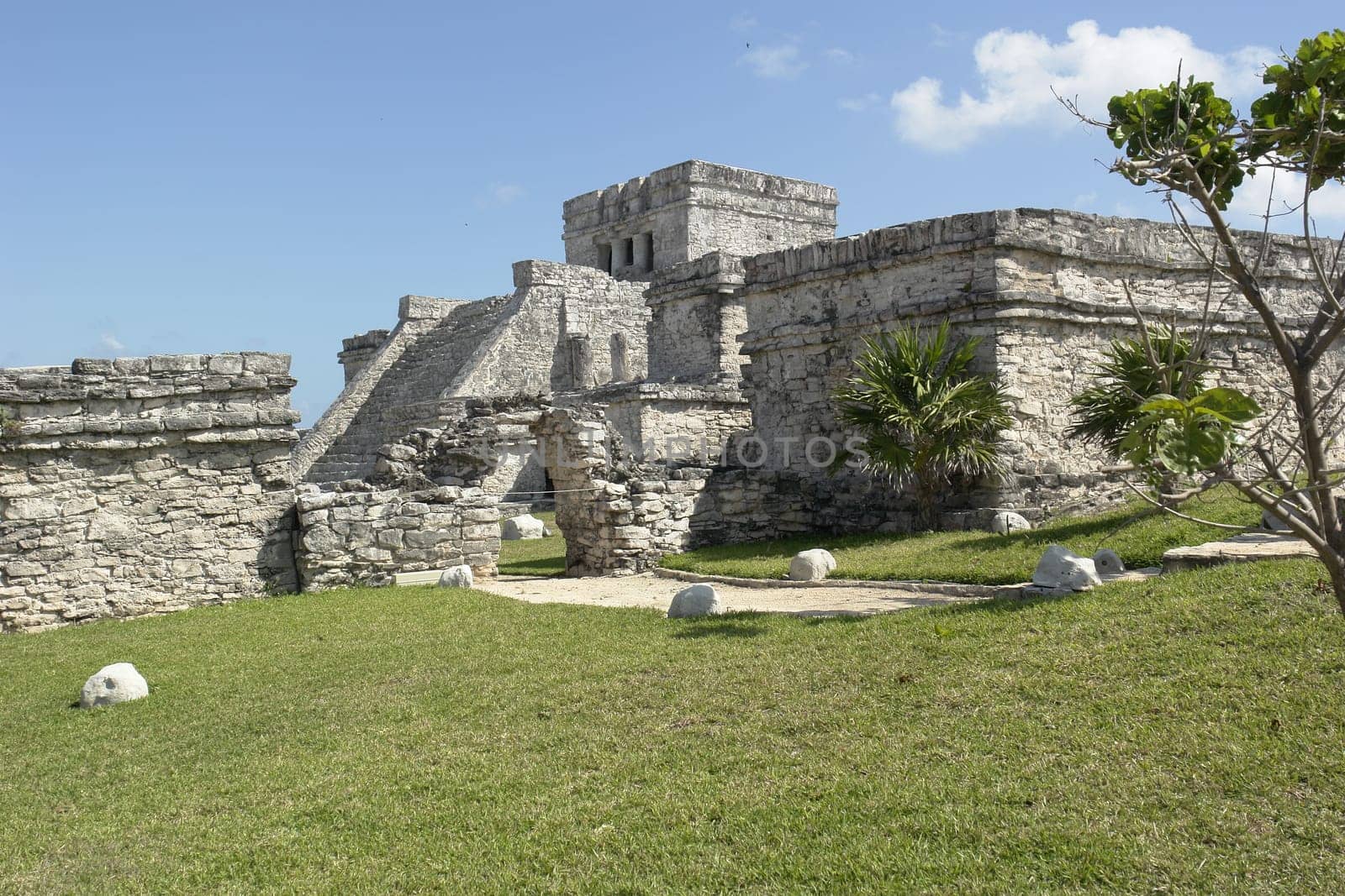 Royal Palace in Tulum,Mayan settlement