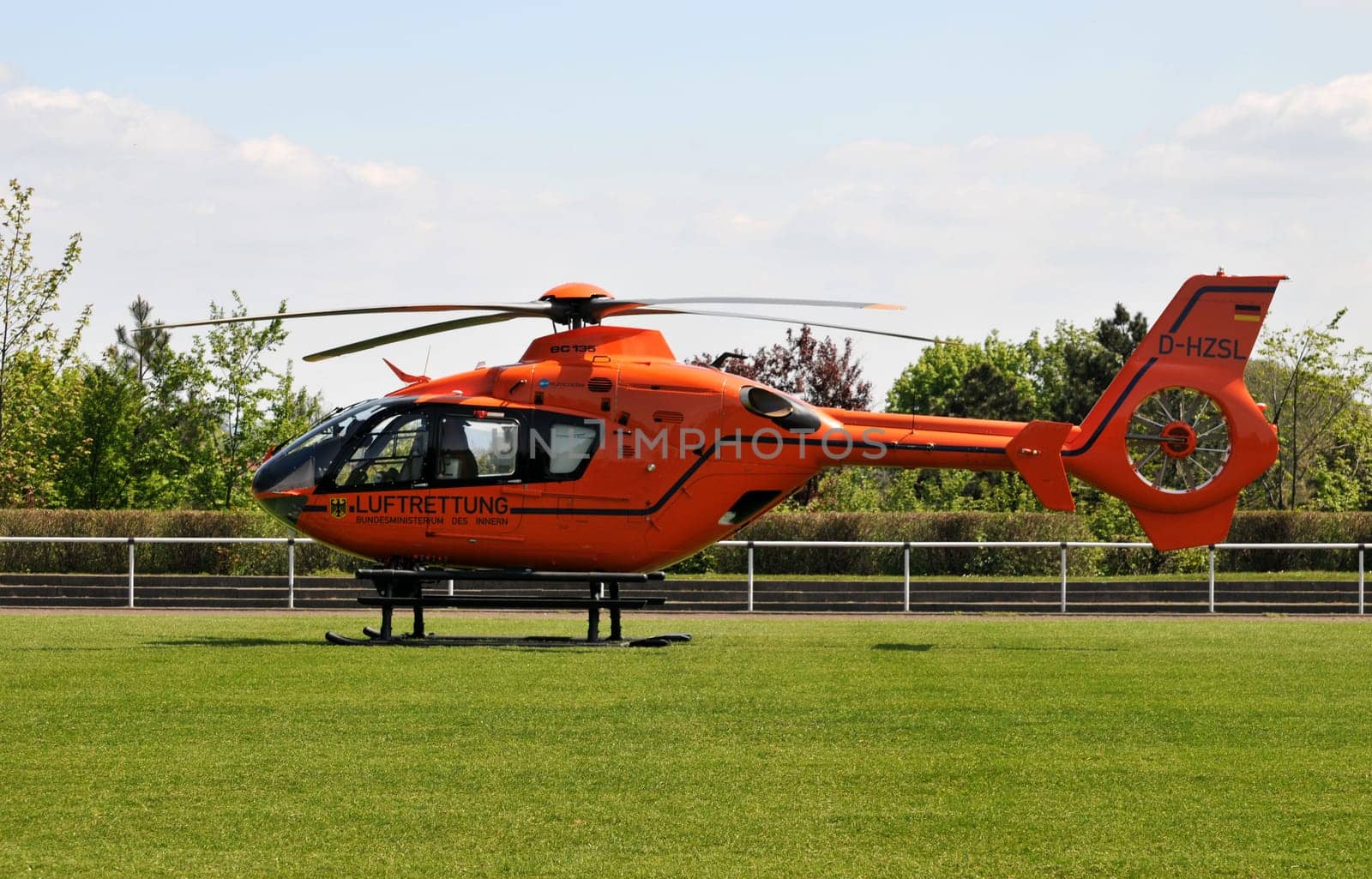 Christoph 7 on a sports field.