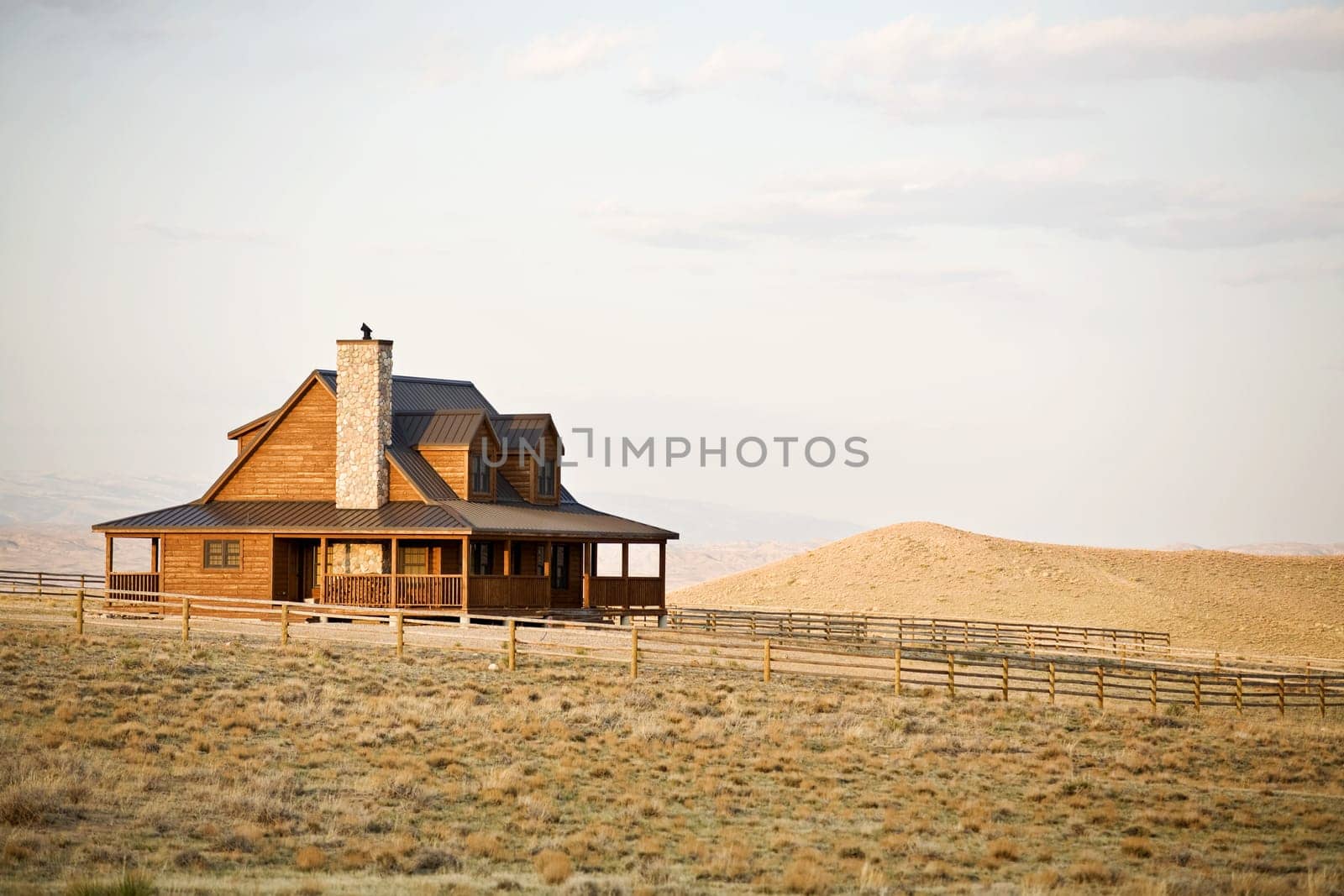 ranch house in midwest