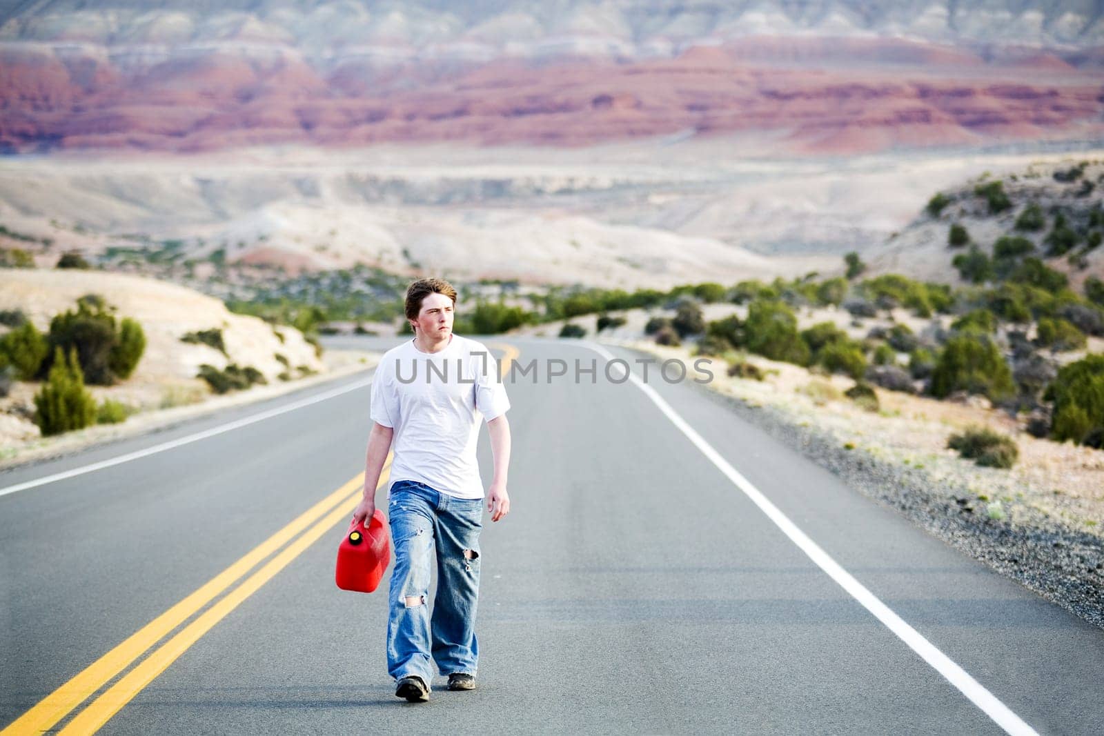 teenager out of gas