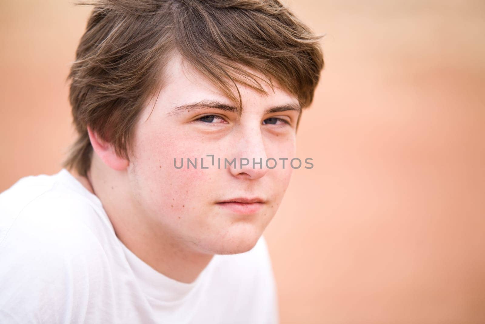 natural teen male portrait
