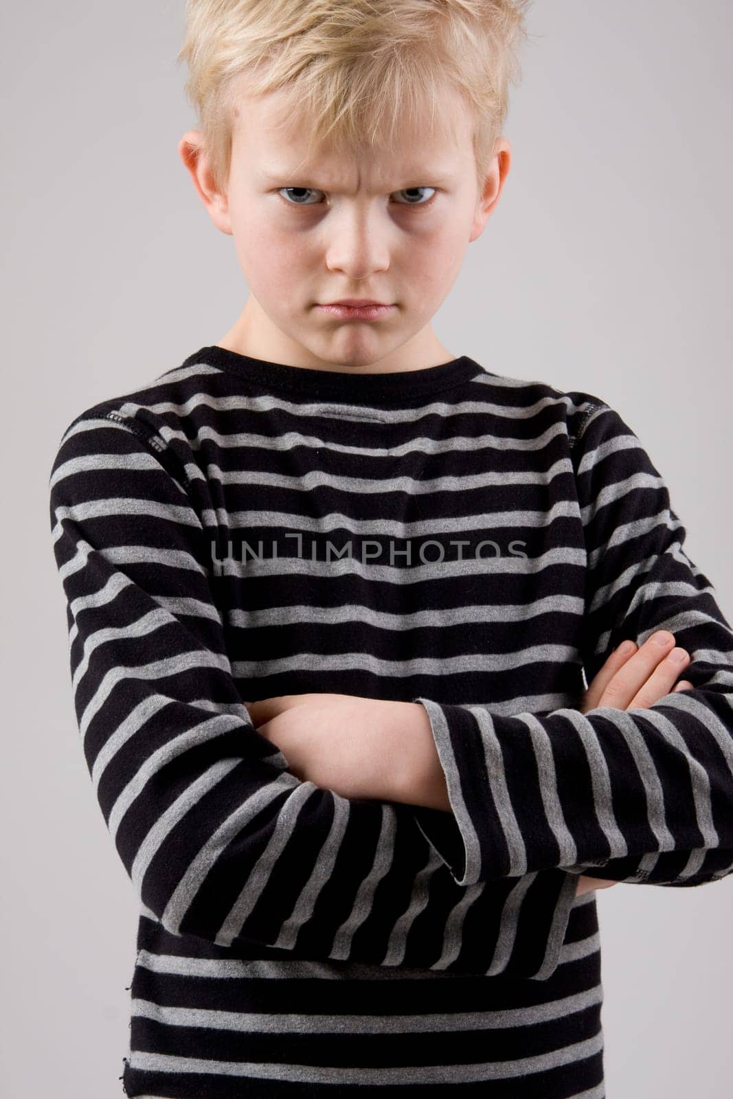 angry little boy