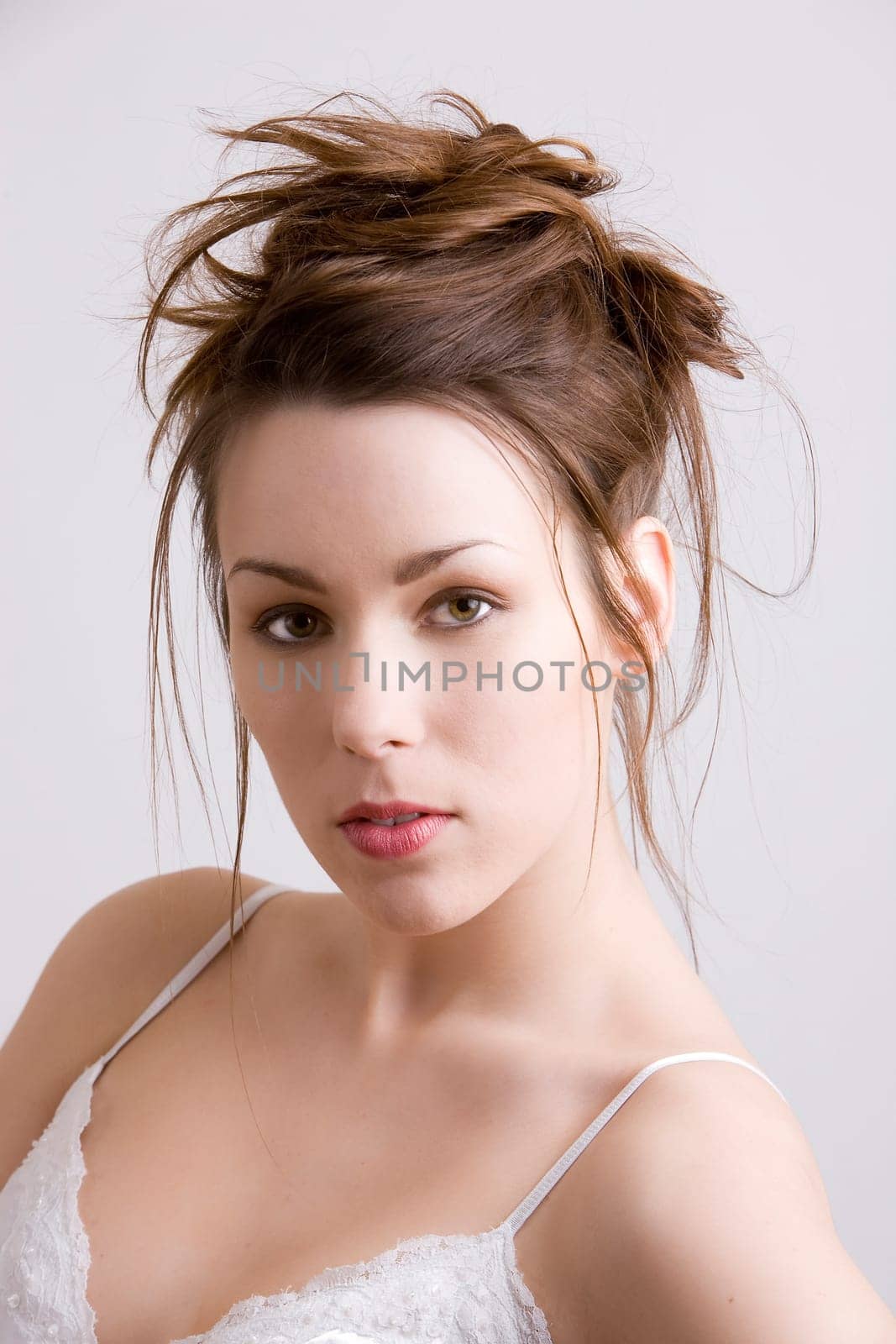 Beautiful brunette with lingerie