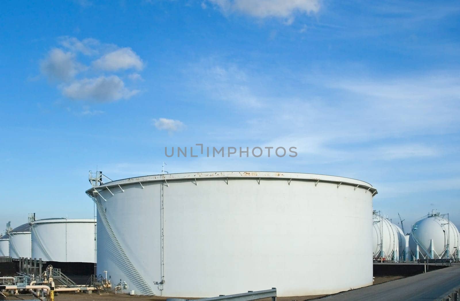 Oil Refinery Tanks