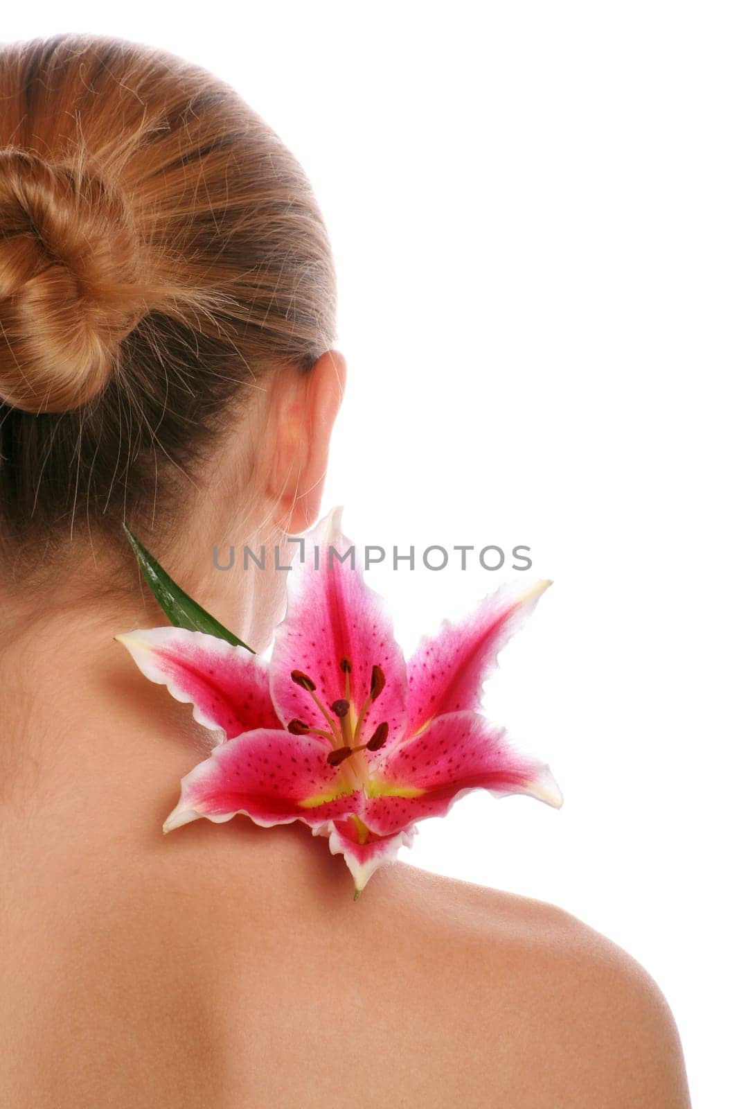 Beauty Portrait with Flower