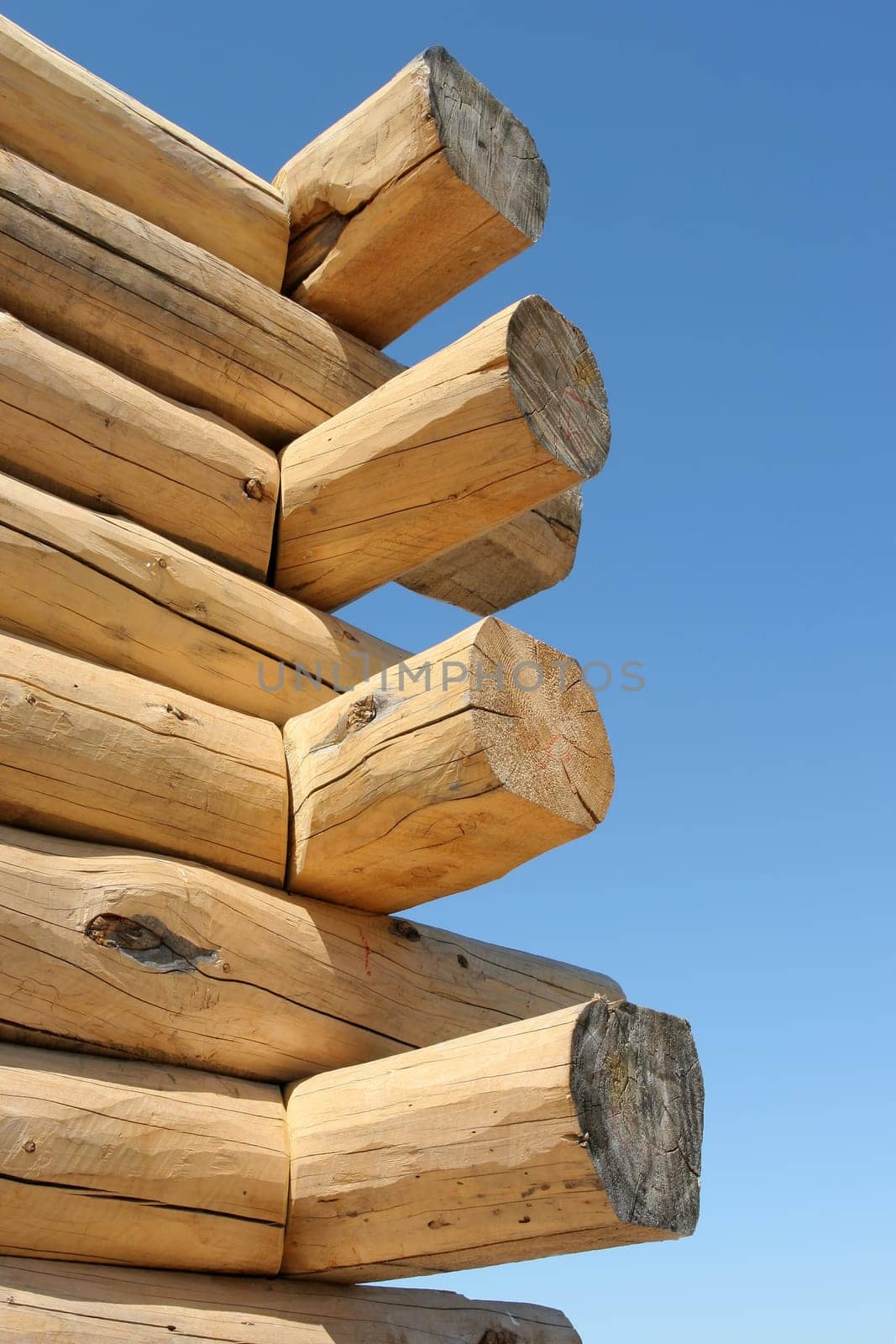 log home construction detail