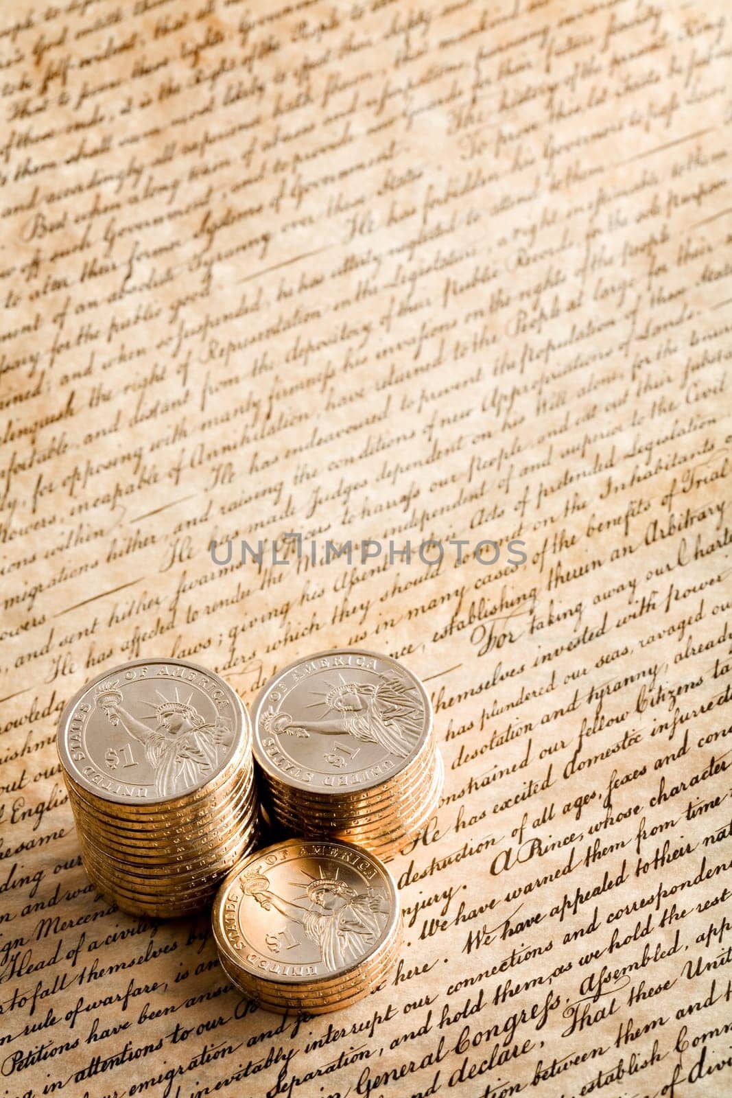 Dollar Coin on Declaration
